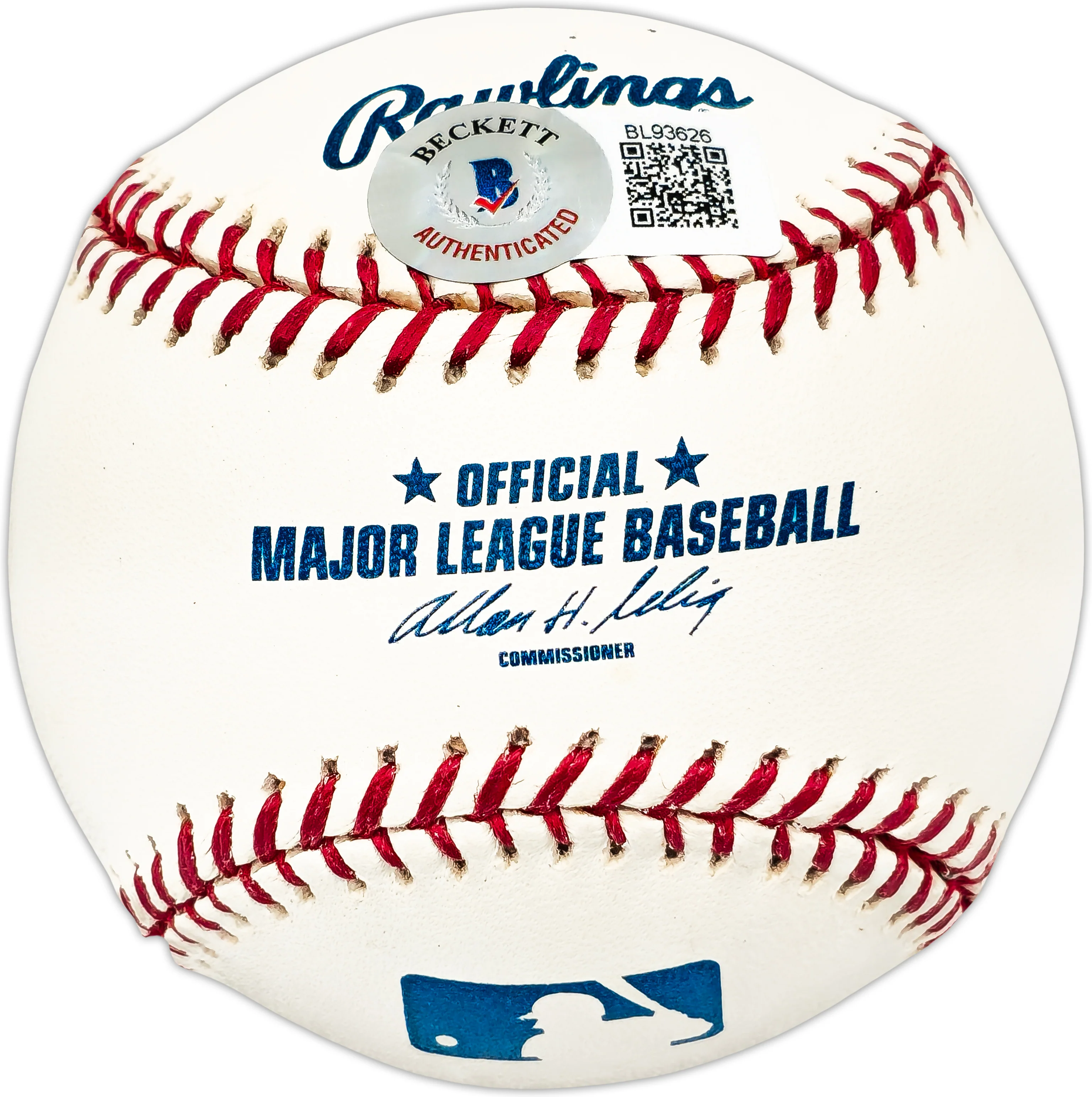 Gene Thompson Autographed Official MLB Baseball Cincinnati Reds Beckett BAS QR #BL93626 - Image 2