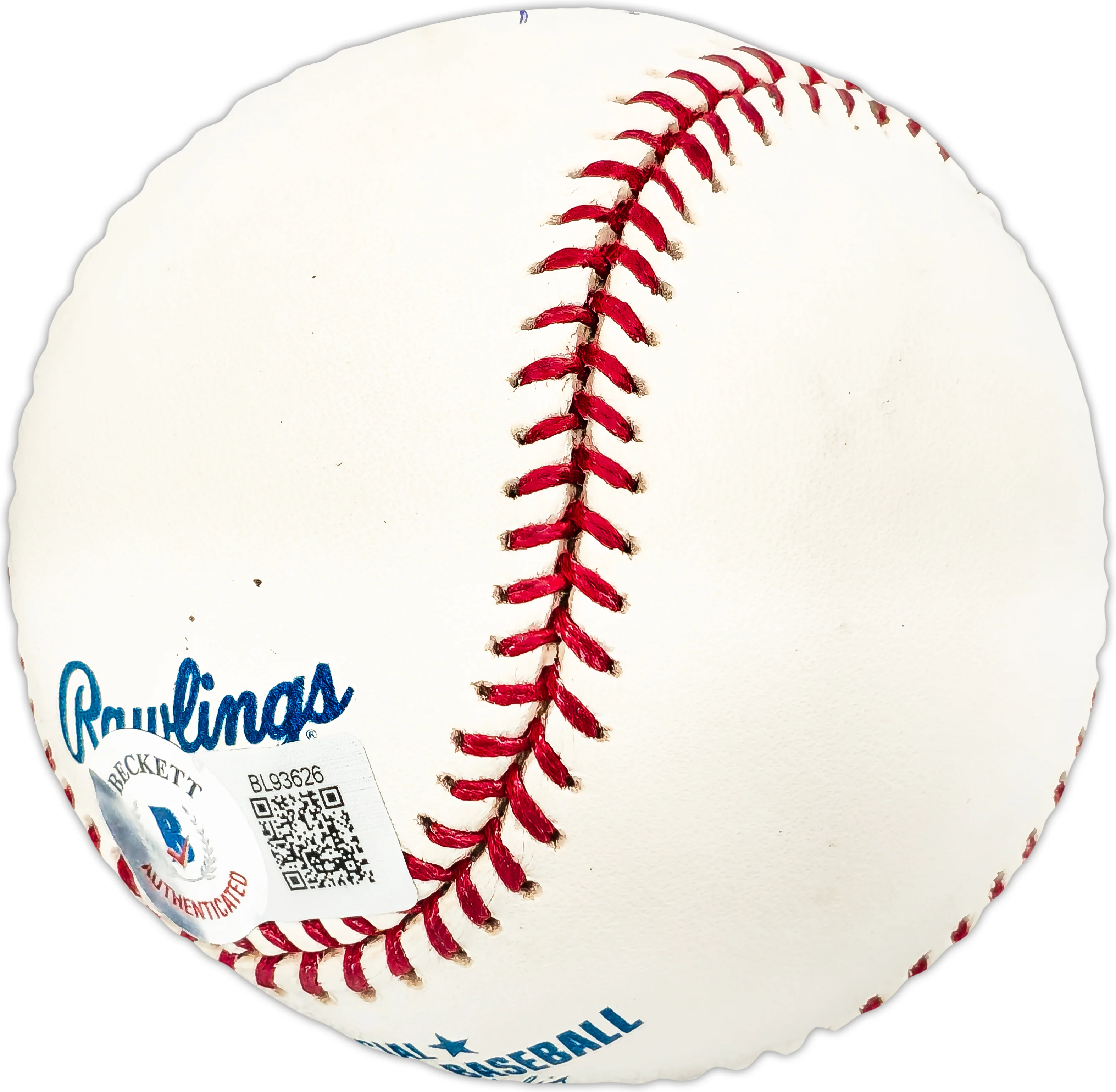 Gene Thompson Autographed Official MLB Baseball Cincinnati Reds Beckett BAS QR #BL93626 - Image 3