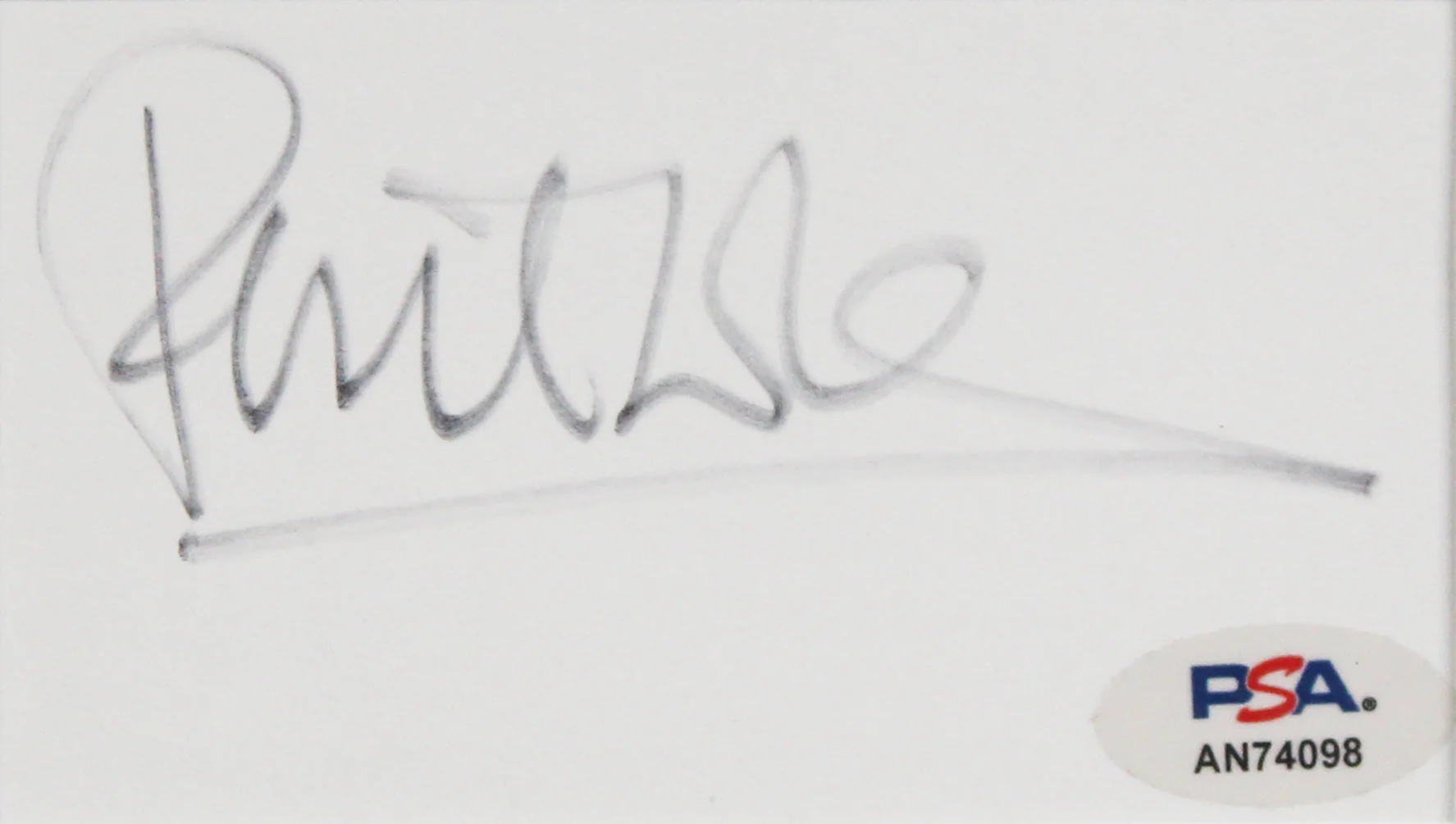 Genesis Phil Collins Authentic Signed & Framed 3x5 Index Card PSA/DNA #AN74098 - Image 3