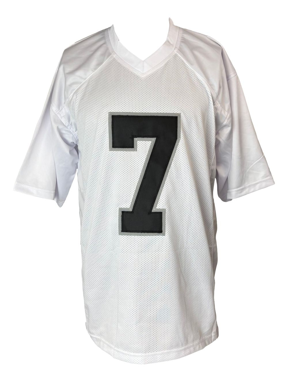 Geno Smith Las Vegas Signed White Football Jersey BAS - Image 3