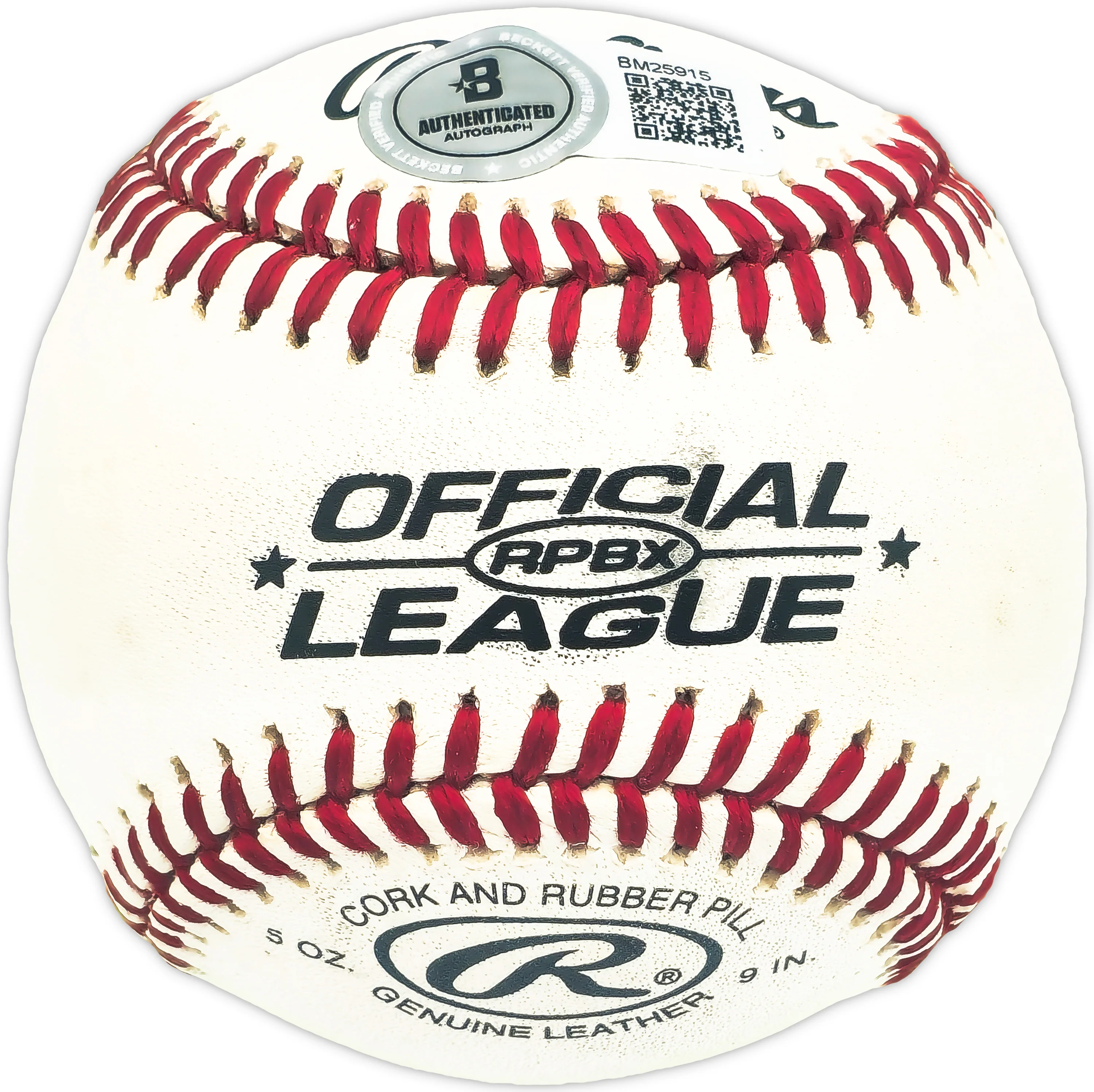 George Bingo Binks Autographed Official League Baseball Washington Senators Beckett BAS QR #BM25915 - Image 2