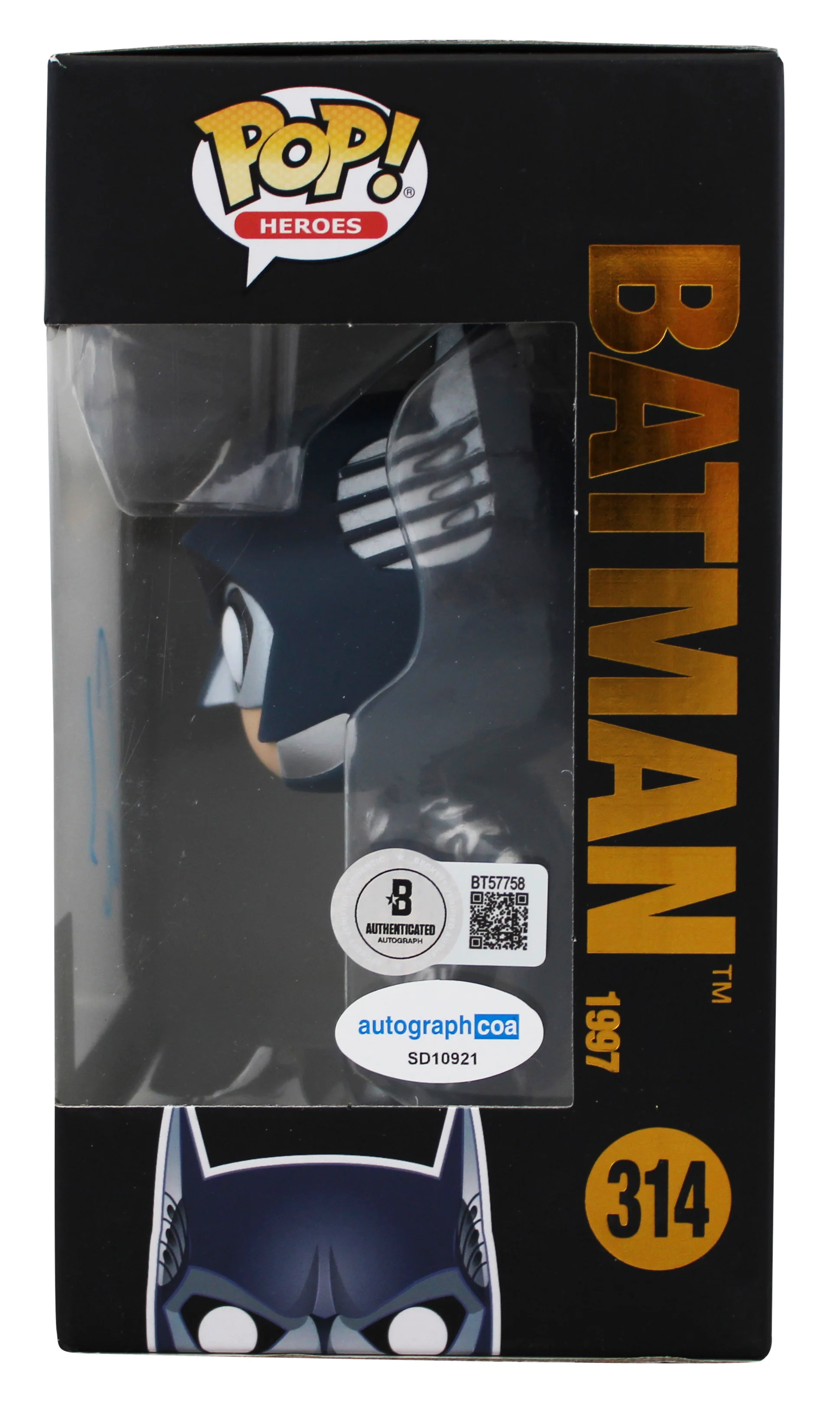 George Clooney Authentic Signed Batman #314 Funko Pop Vinyl Figure BAS #BT57758 - Image 4