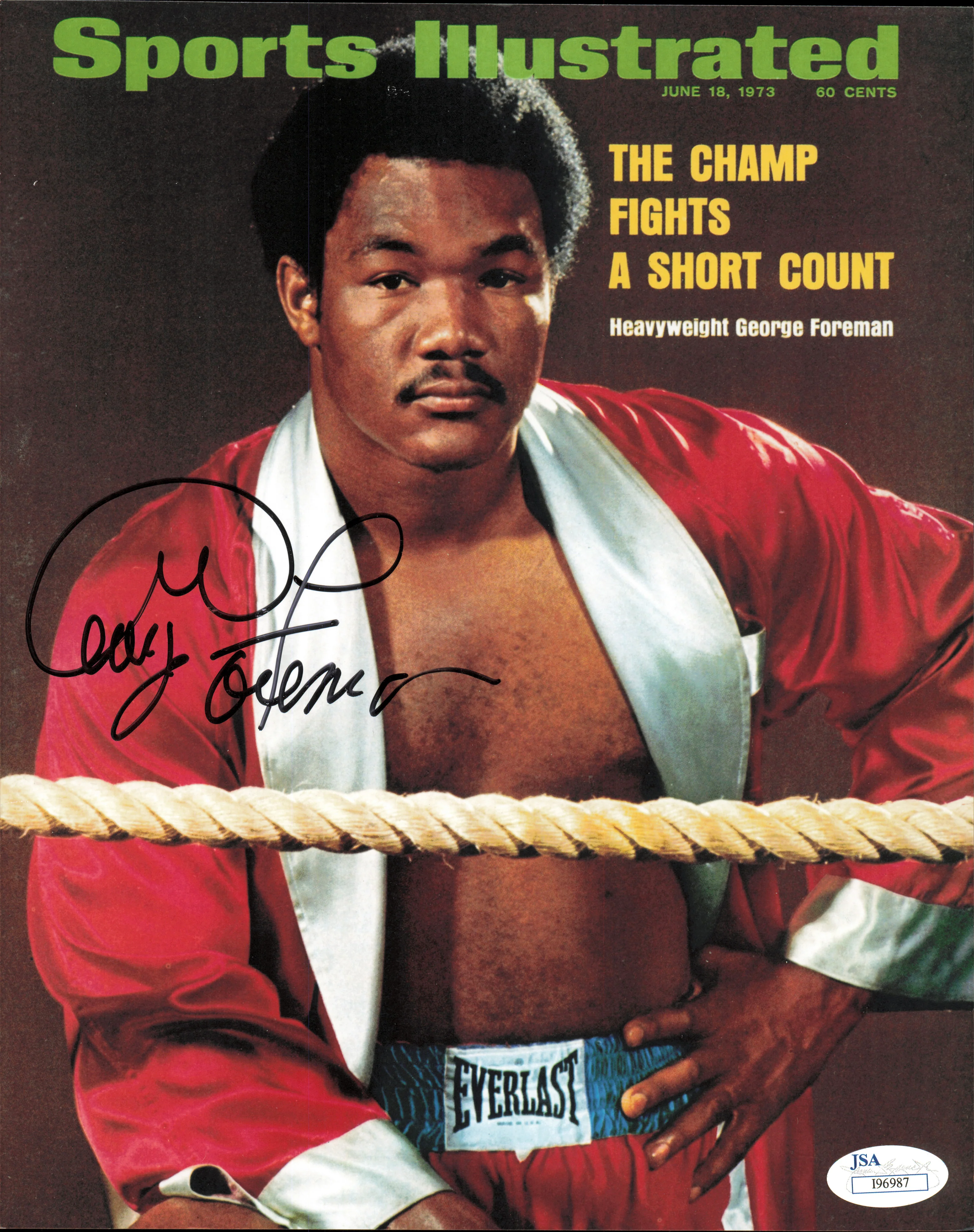 George Foreman Autographed 8x10 Photo JSA #I96987