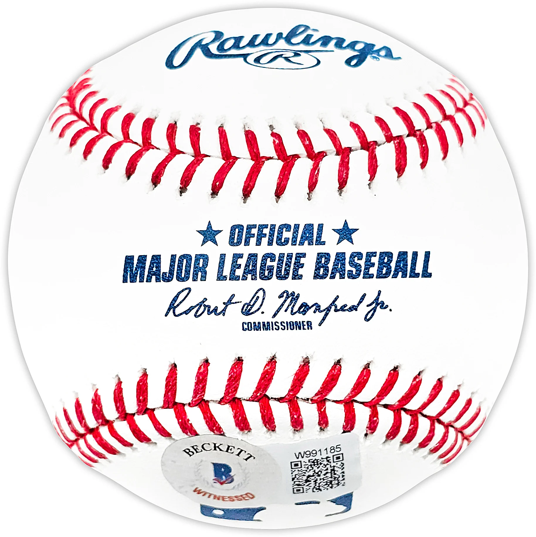 George Foster Autographed Official MLB Baseball Cincinnati Reds "75-76 WSC" Beckett BAS Witness Stock #220716 - Image 3