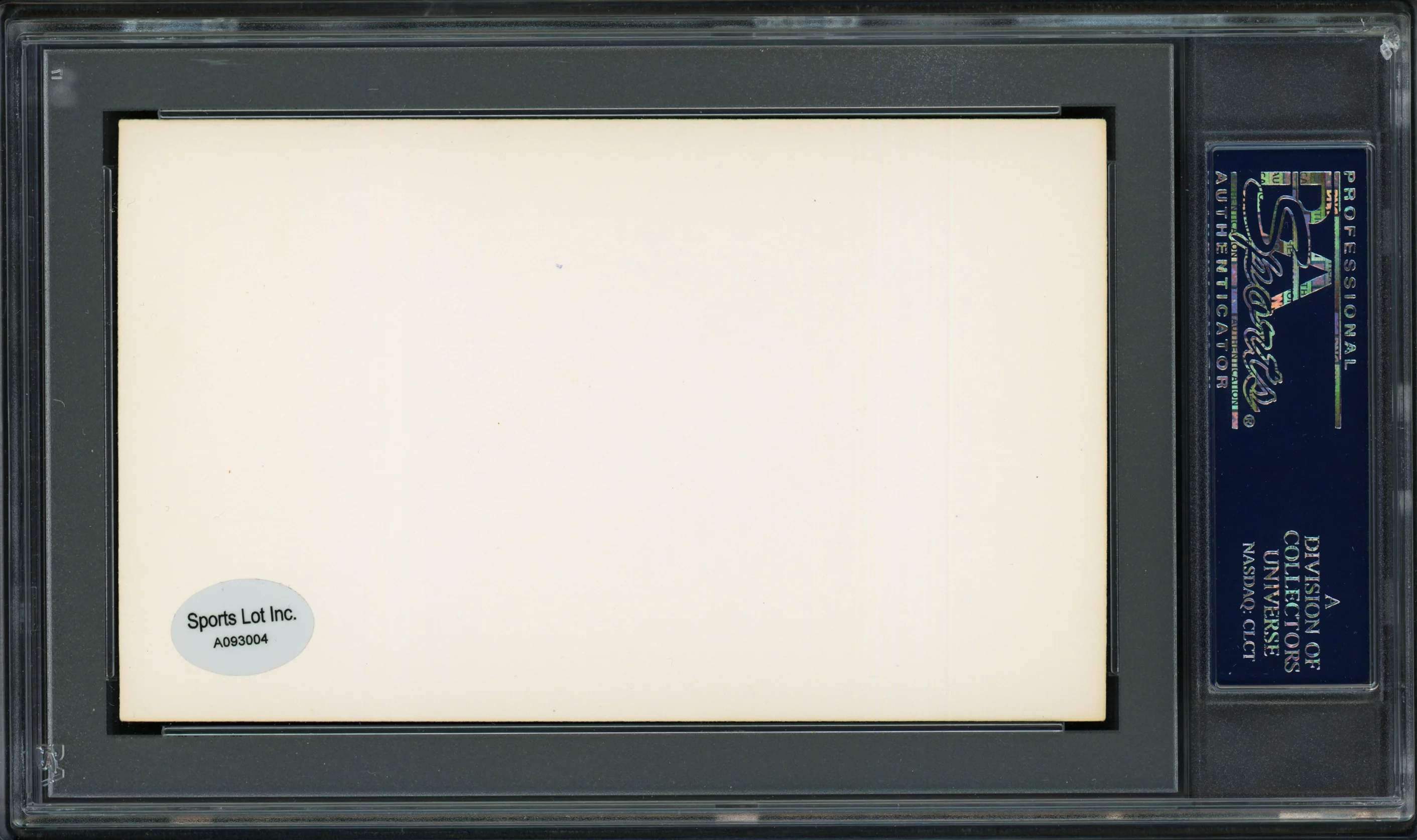 George H. Burns Autographed 3x5 Index Card New York Giants, Philadelphia Phillies "All American League" PSA/DNA #83862121 - Image 2