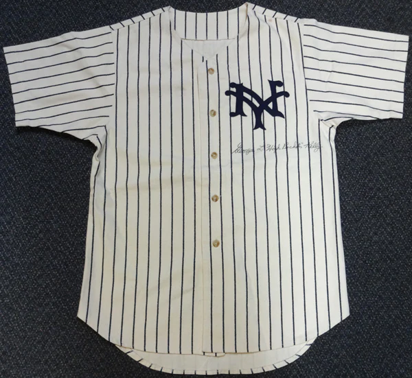 New York Giants George "High Pockets" Kelly Autographed White Jersey PSA/DNA #X04501 - Image 2
