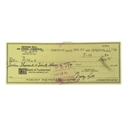 George Kell Detroit Tigers Signed Bank Check #8304 BAS - Image 4