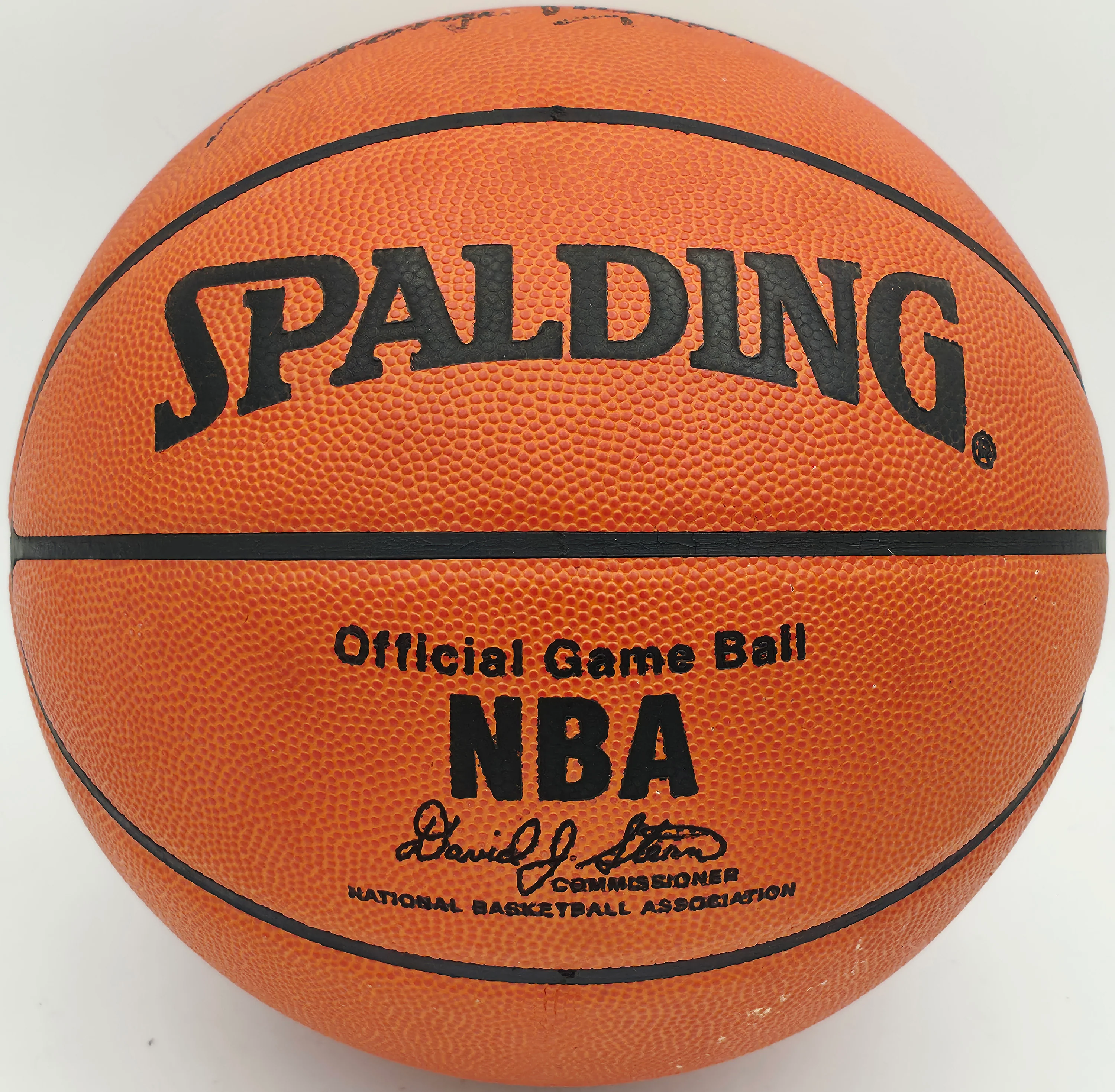George Mikan Autographed Spalding NBA Leather Game Basketball Minneapolis Lakers Beckett BAS QR #BS30426 - Image 4