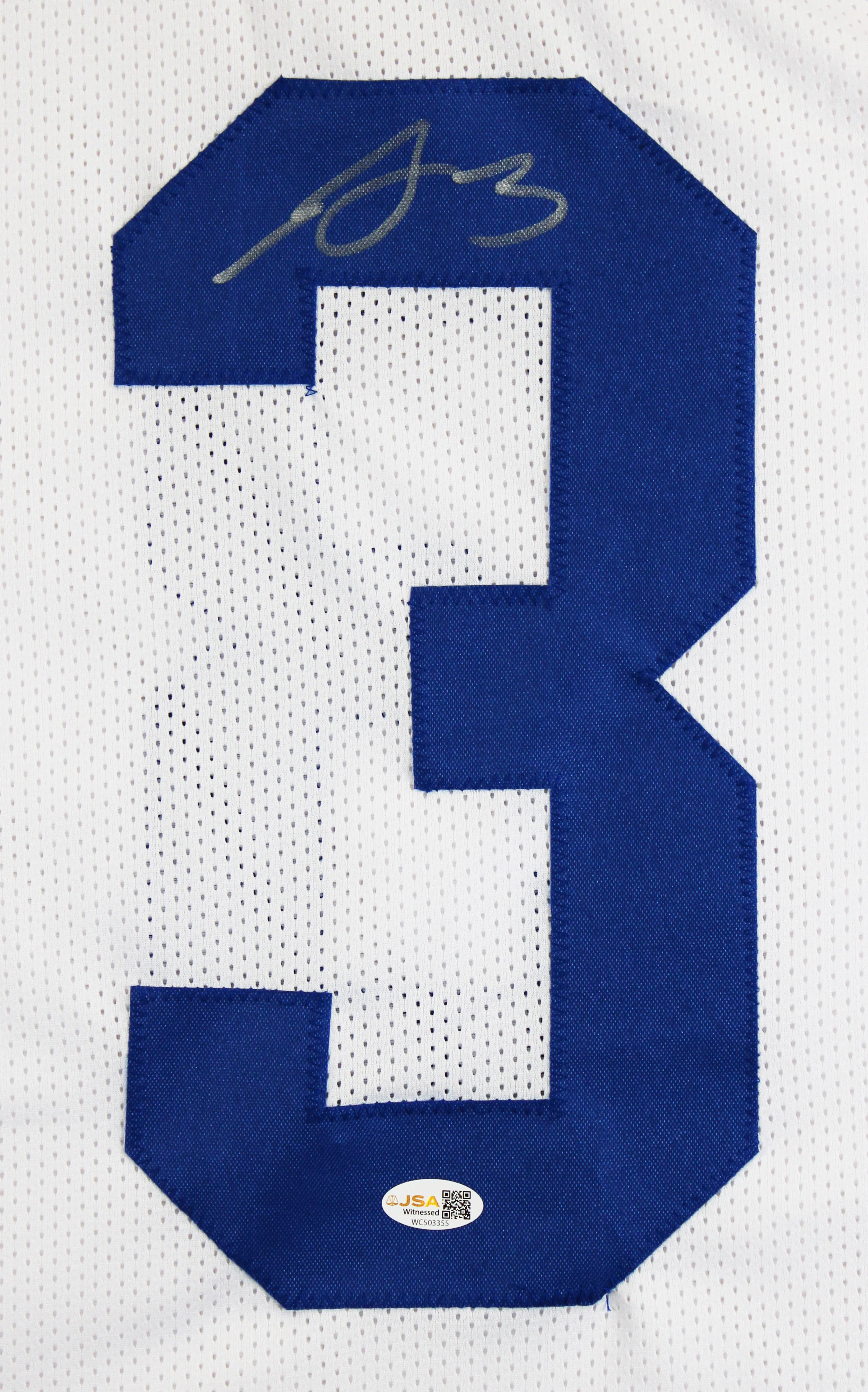 George Pickens Authentic Signed White Pro Style Jersey Autographed JSA Witness - Image 3