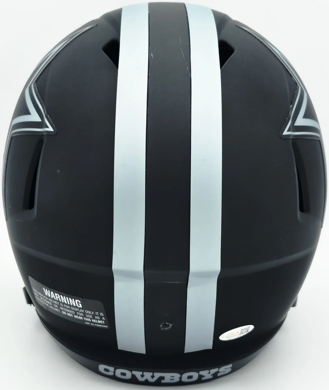 George Pickens Autographed Dallas Cowboys Eclipse Black Full Size Speed Replica Helmet JSA Witness Stock #262390 - Image 5