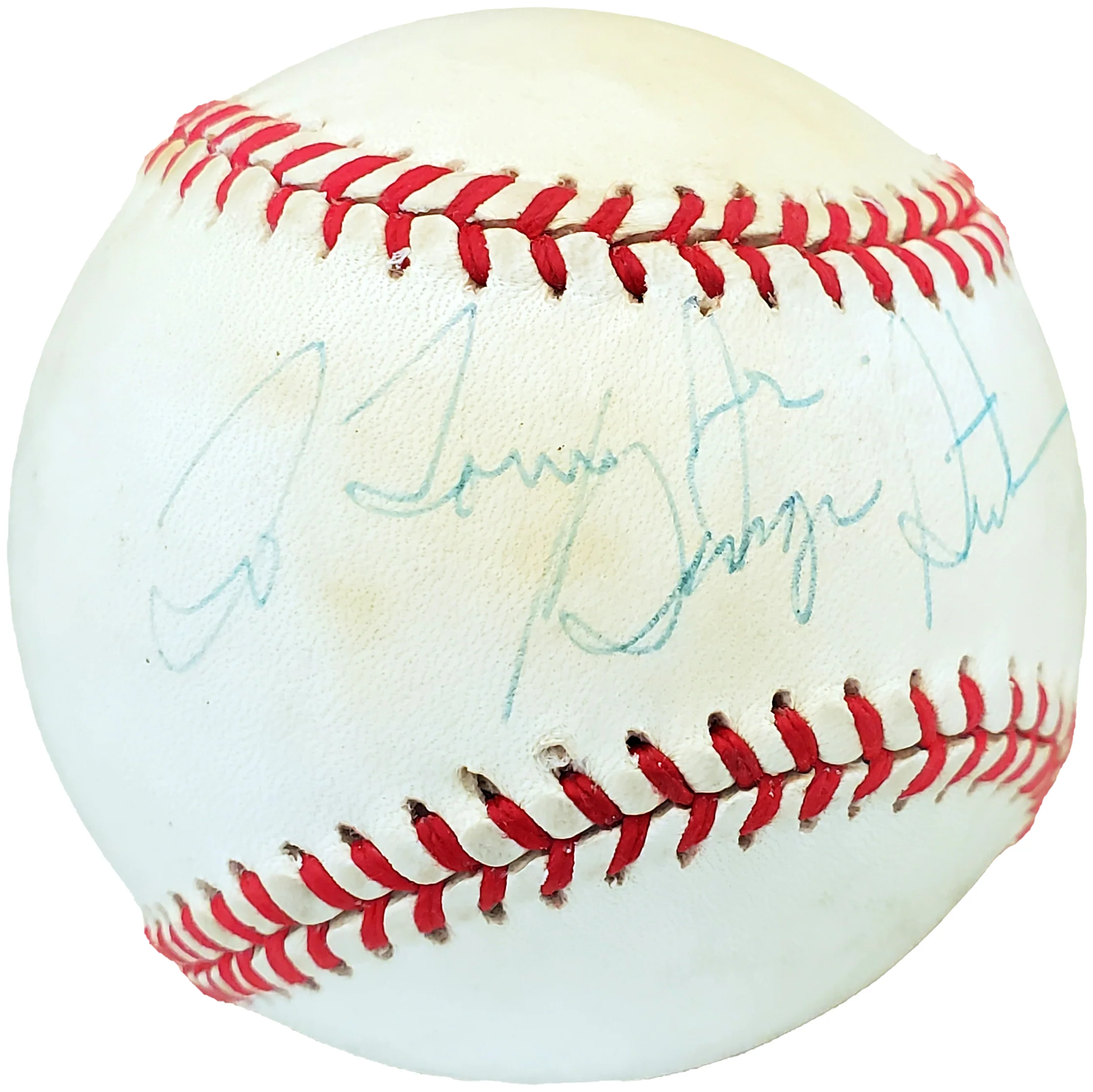 George Steinbrenner Autographed Official AL Baseball New York Yankees "To Tony" Beckett BAS #A34737 - Image 2