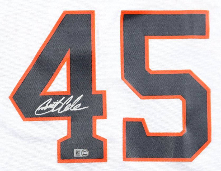 Gerrit Cole Signed Houston Astros Majestic Cool Base Replica Jersey MLB Hologram - Image 2