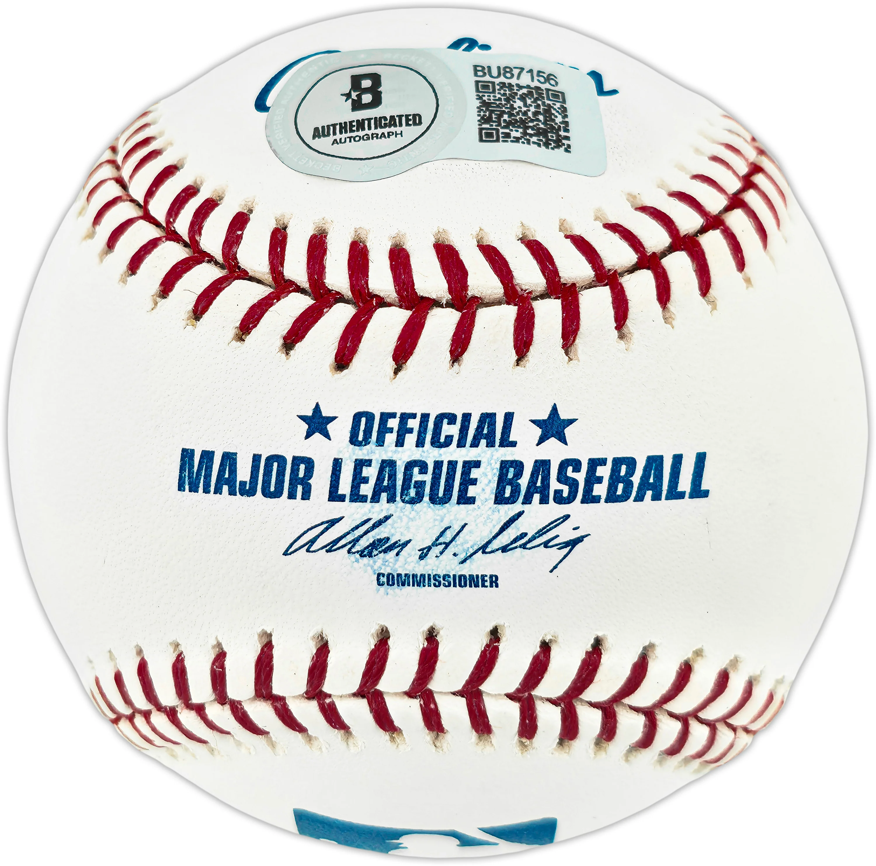 Giancarlo Stanton Autographed Official MLB Baseball New York Yankees Beckett BAS QR #BU87156 - Image 2