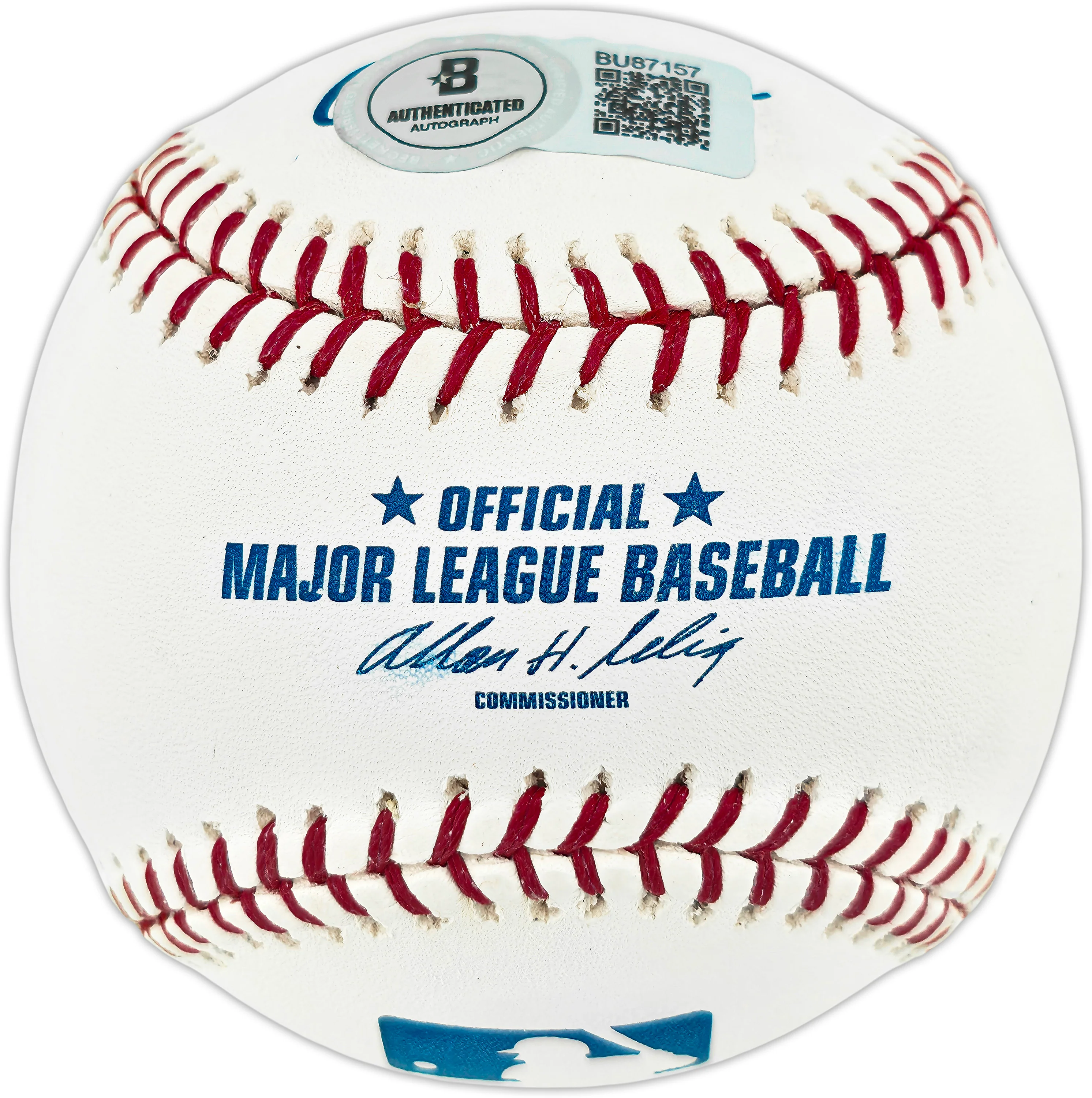 Giancarlo Stanton Autographed Official MLB Baseball New York Yankees Beckett BAS QR #BU87157 - Image 2