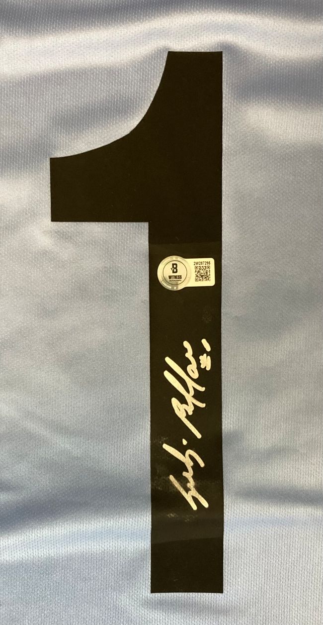 Gianluigi Buffon Signed Juventus Lotto Blue Soccer Jersey BAS - Image 2