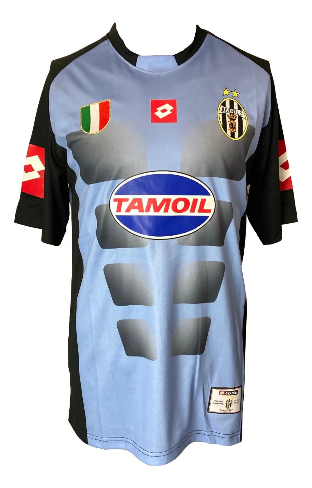 Gianluigi Buffon Signed Juventus Lotto Blue Soccer Jersey BAS - Image 3