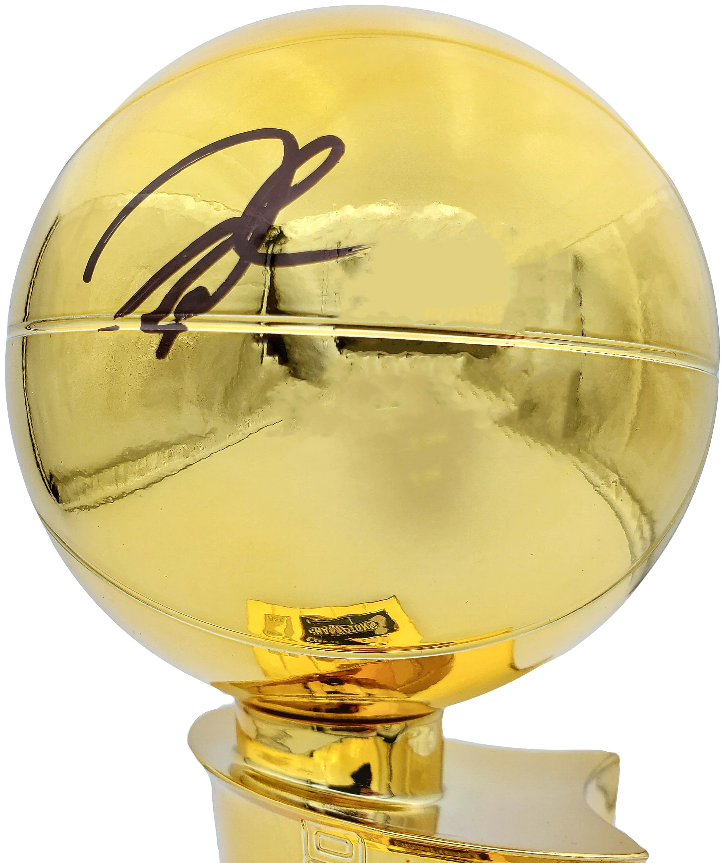 Giannis Antetokounmpo Autographed Fanatics Mini Trophy Milwaukee Bucks Beckett BAS QR Stock #197448 - Image 2