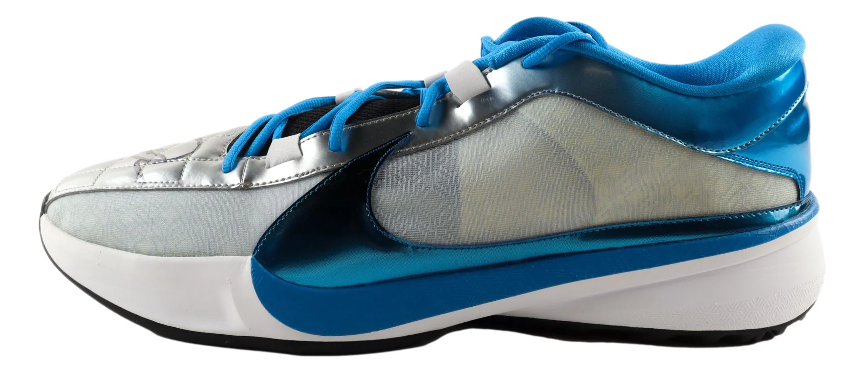 Giannis Antetokounmpo Bucks Signed Left Nike Zoom Freak 5 Shoe BAS - Image 4
