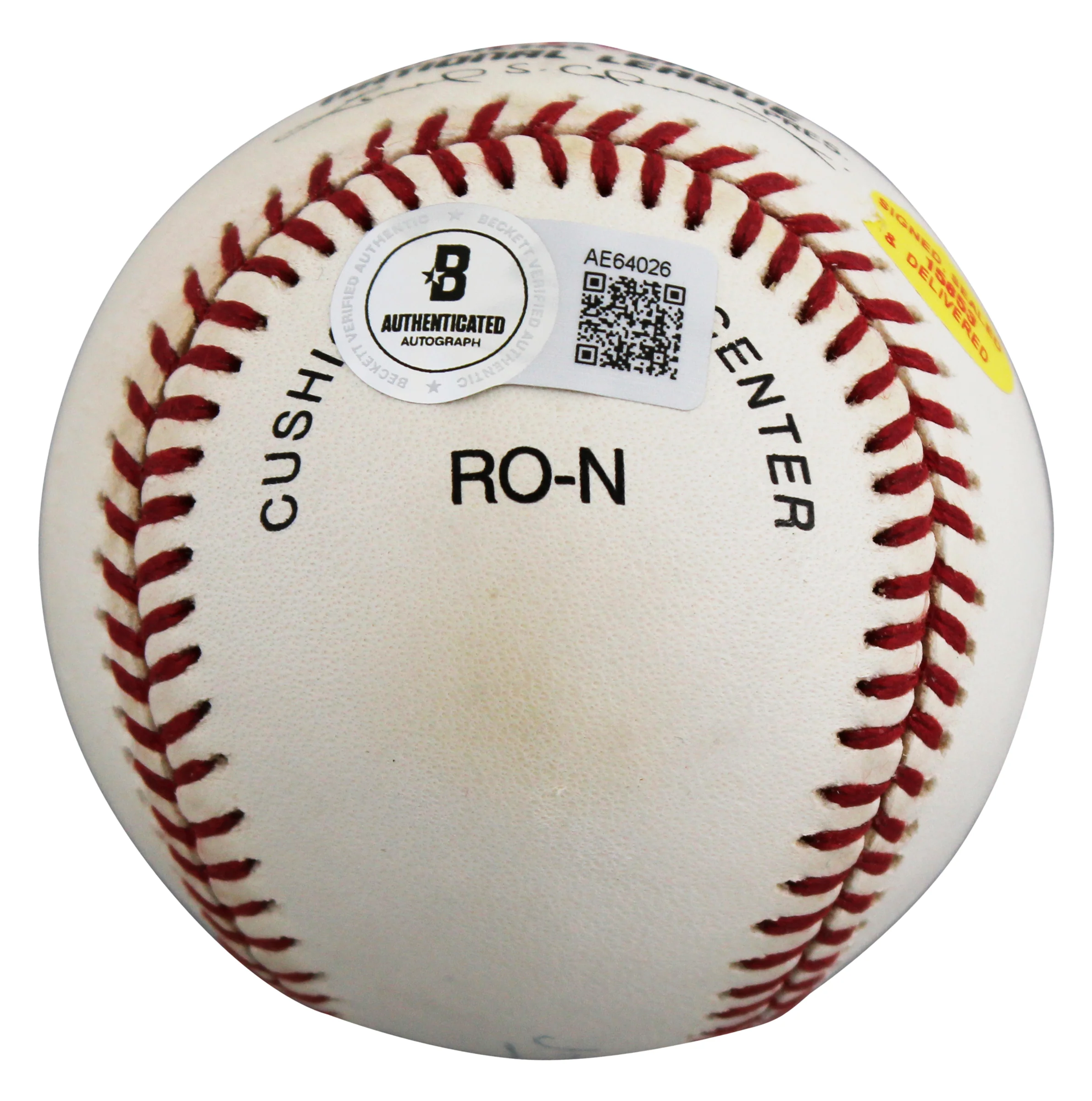 Giants Willie Mays Authentic Signed Leonard Coleman ONL Baseball BAS #AE64026 - Image 7
