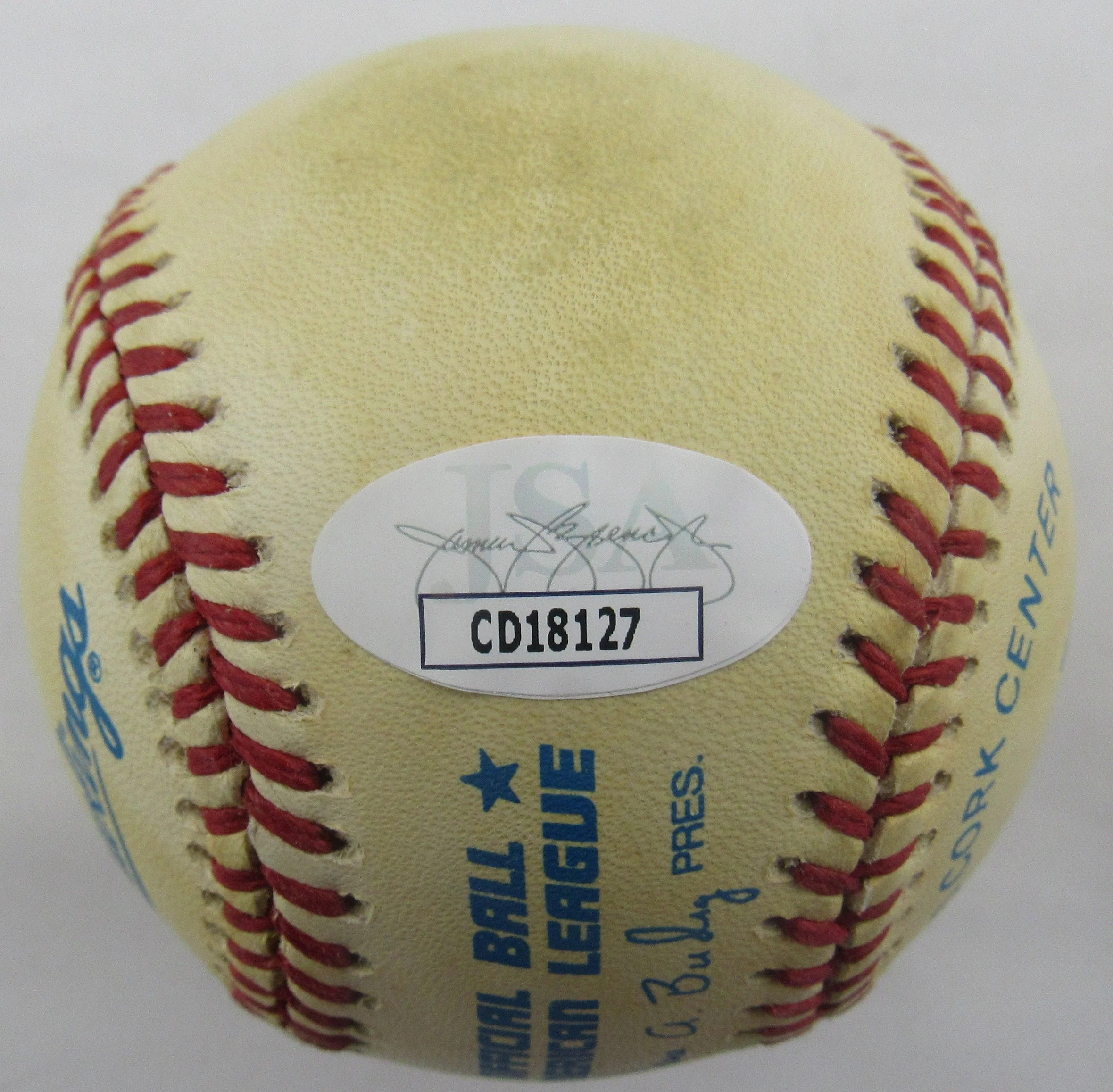 Larry Doby Signed Auto Rawlings Baseball JSA CD18127 - Image 2