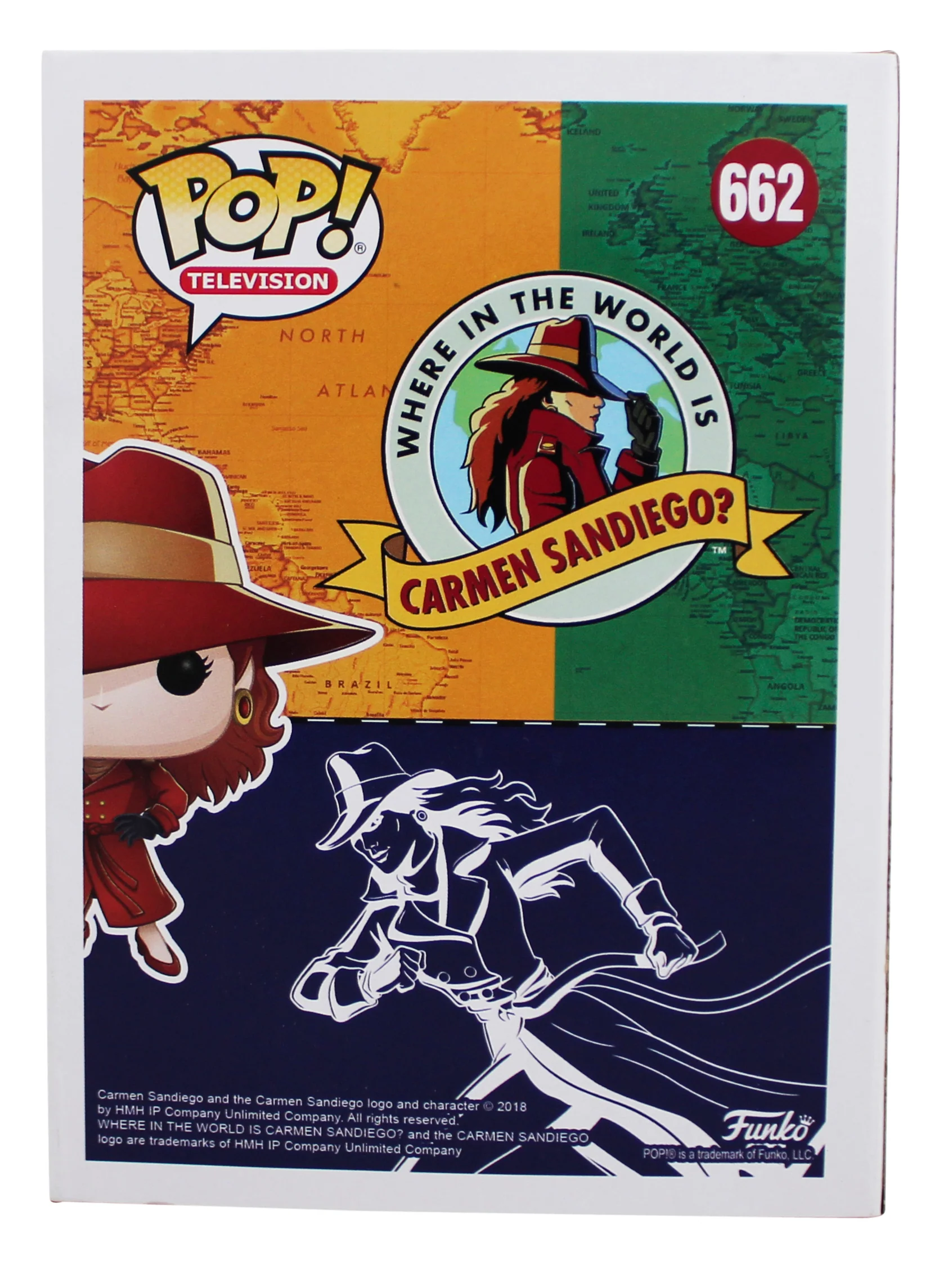 Gina Rodriguez Carmen Sandiego Signed #662 Funko Pop Vinyl Figure BAS #BW89042 - Image 5