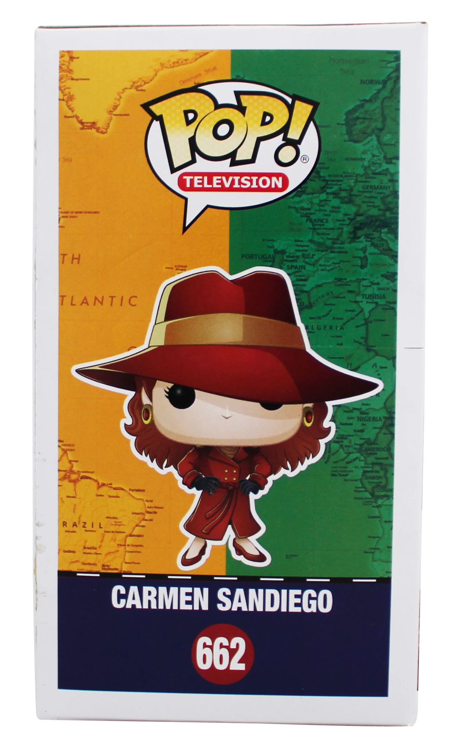 Gina Rodriguez Carmen Sandiego Signed #662 Funko Pop Vinyl Figure BAS #BW89042 - Image 6
