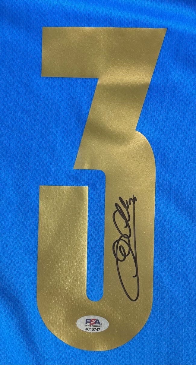 Giorgio Chiellini Signed Italy Blue Puma Soccer Jersey 2 PSA/DNA - Image 2
