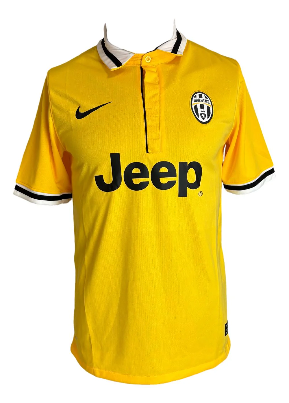 Giorgio Chiellini Signed Juventus Yellow Nike Soccer Jersey BAS - Image 3