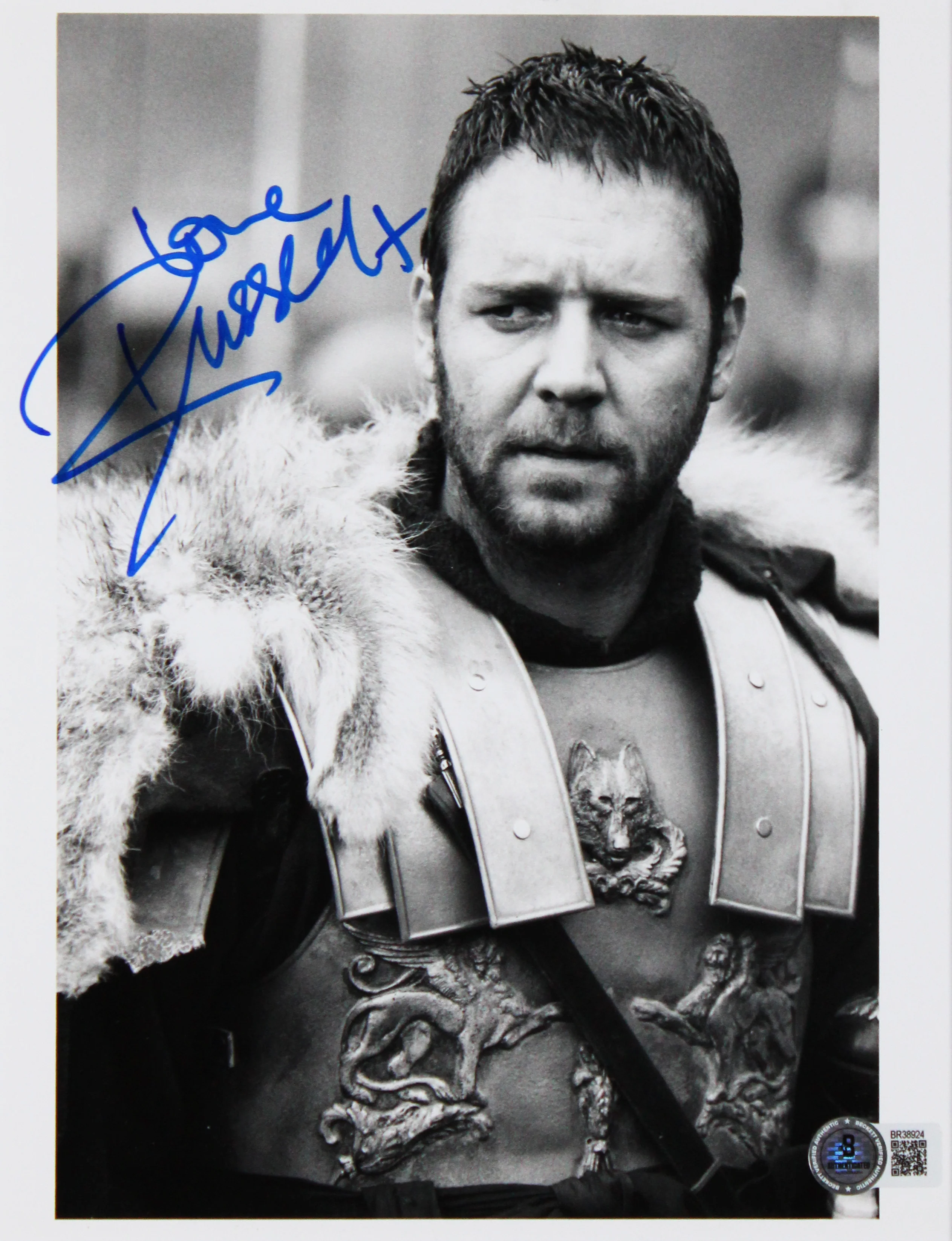 Gladiator (3) Crowe, Phoenix, & Nielsen Authentic Signed Framed Display BAS - Image 3