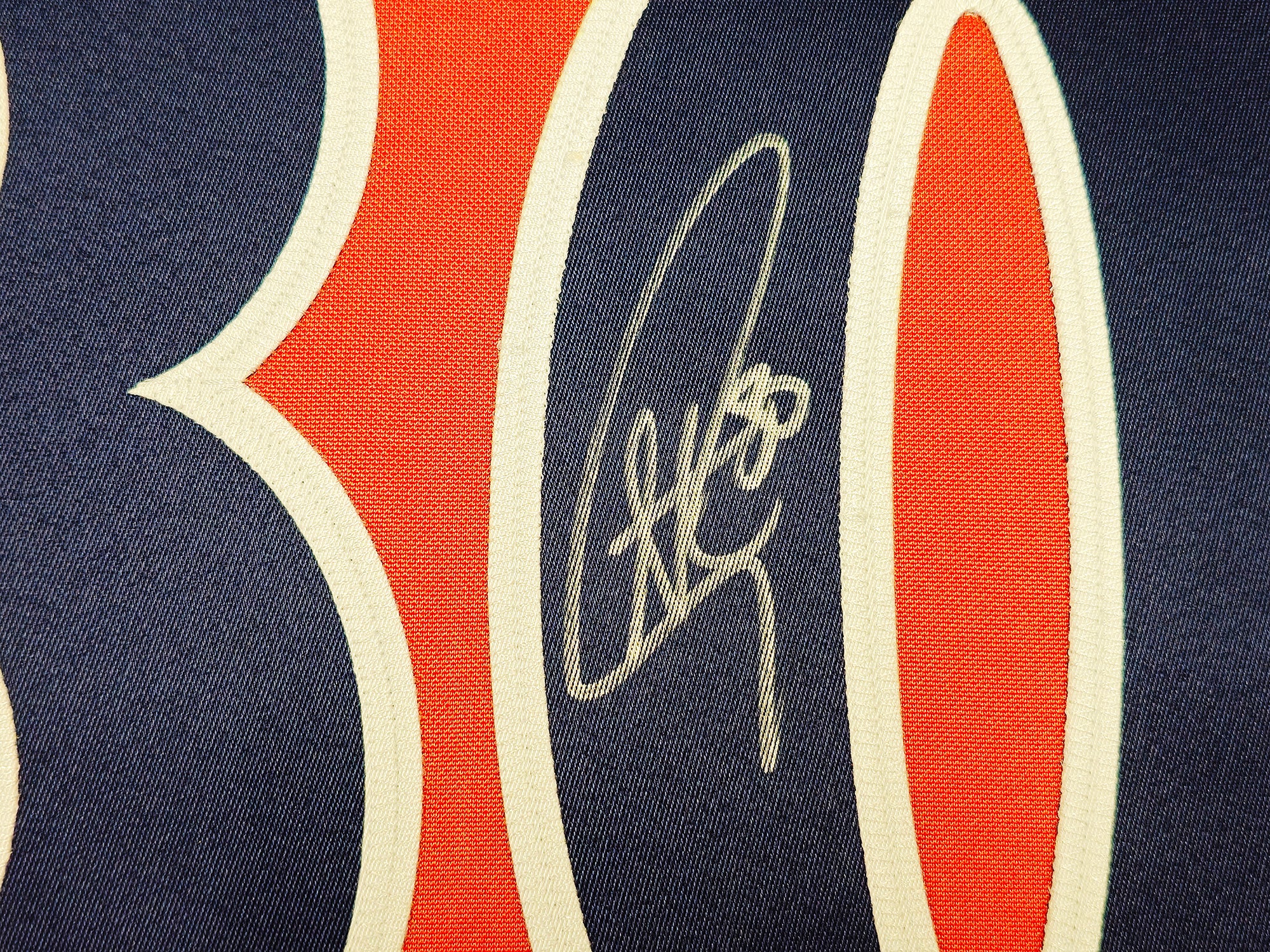 Golden State Warriors Stephen Curry Autographed Orange Authentic Mitchell & Ness 2009-10 HWC Authentic Rookie Jersey Size 44 "Bible Verse" Beckett BAS QR Stock #234958 - Image 4