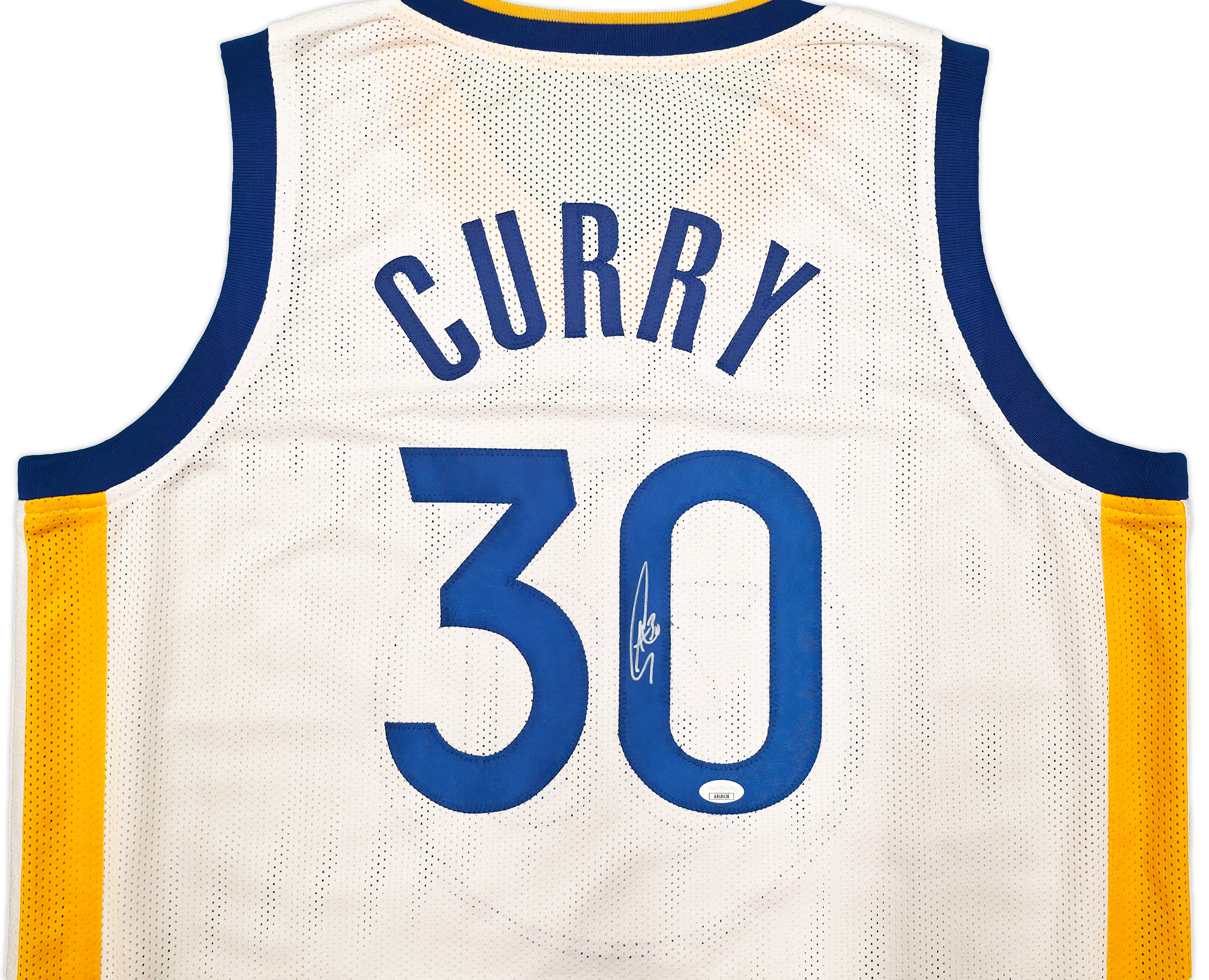Golden State Warriors Stephen Curry Autographed White Jersey JSA Stock #246198 - Image 3