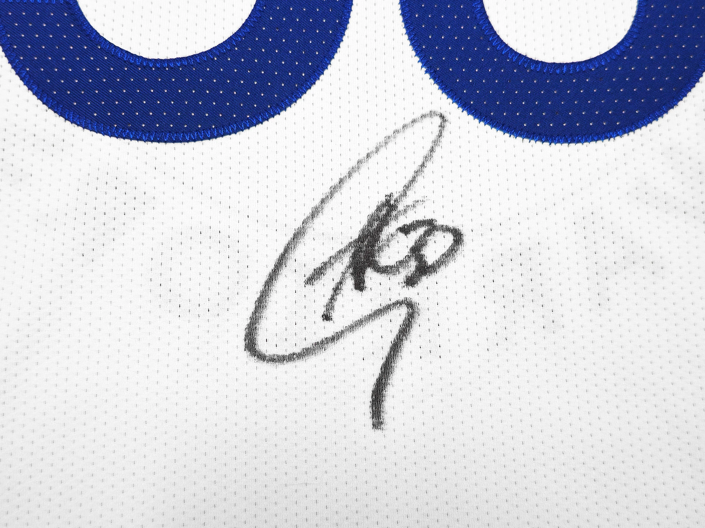 Golden State Warriors Stephen Curry Autographed White Nike Association Edition Jersey Size 48+2 JSA Stock #235471 - Image 4
