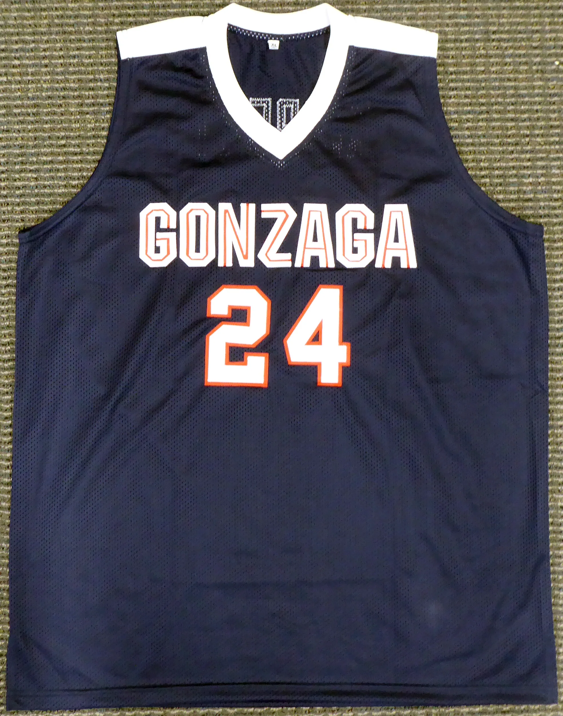 Gonzaga Bulldogs Corey Kispert Autographed Blue Jersey "Go Zags!" MCS Holo Stock #194891 - Image 4
