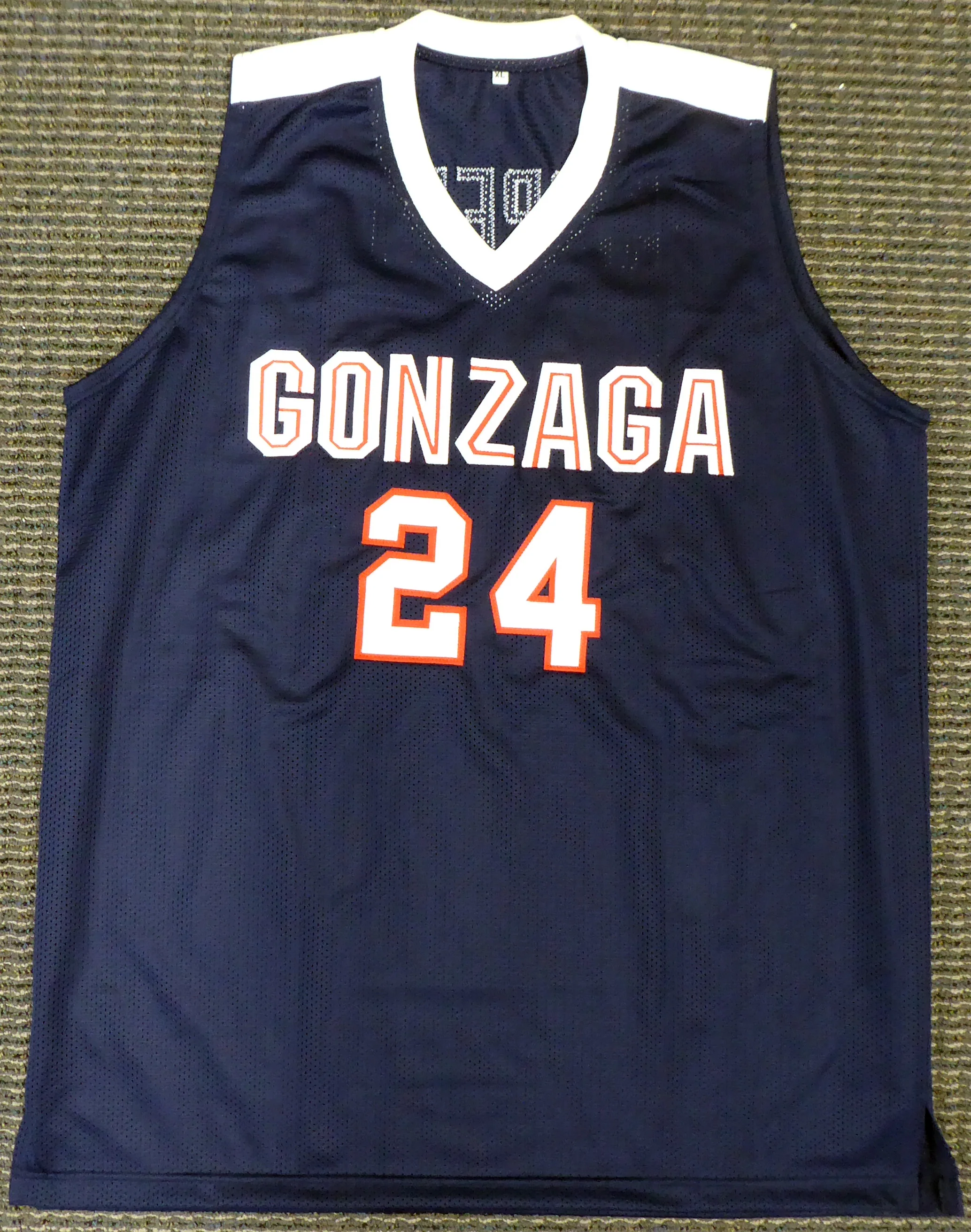Gonzaga Bulldogs Corey Kispert Autographed Blue Jersey MCS Holo Stock #194889 - Image 4