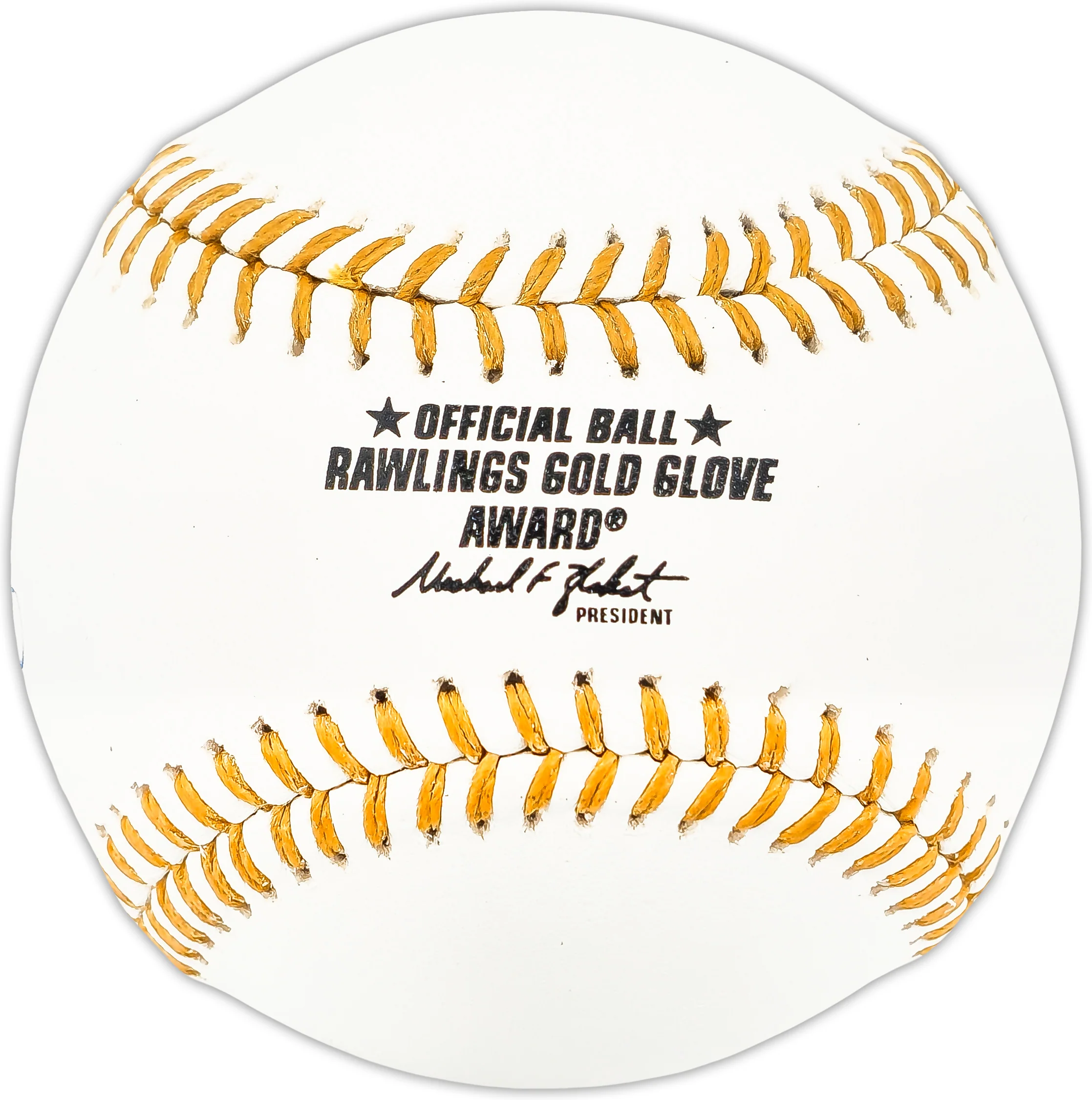 Graig Nettles Autographed Official Gold Glove Logo MLB Baseball New York Yankees Beckett BAS Witness Stock #224697 - Image 2