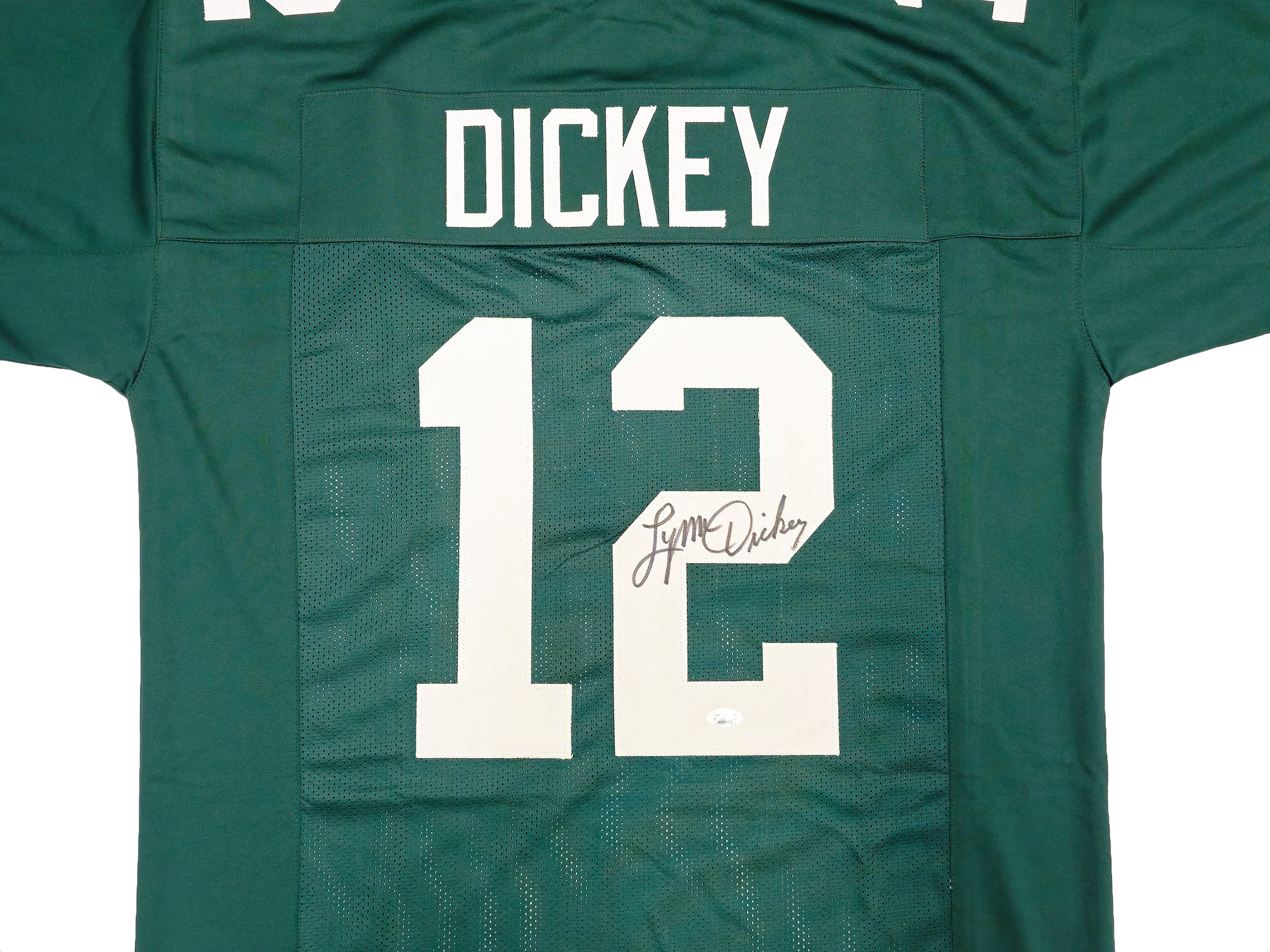 Green Bay Packers Lynn Dickey Autographed Green Jersey JSA Stock #234524 - Image 3