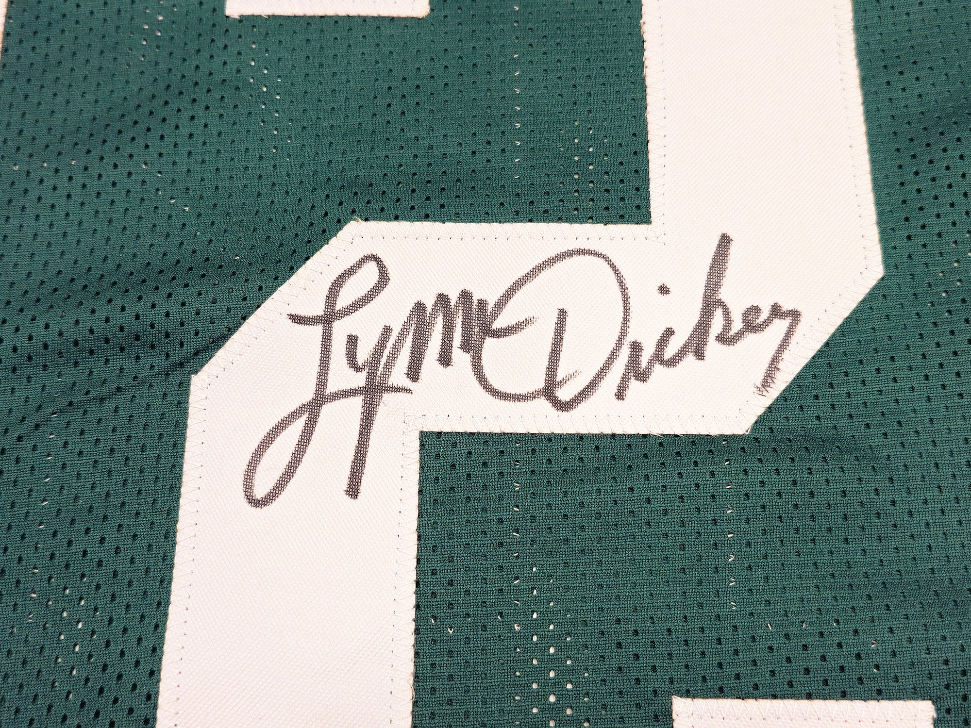 Green Bay Packers Lynn Dickey Autographed Green Jersey JSA Stock #234524 - Image 4
