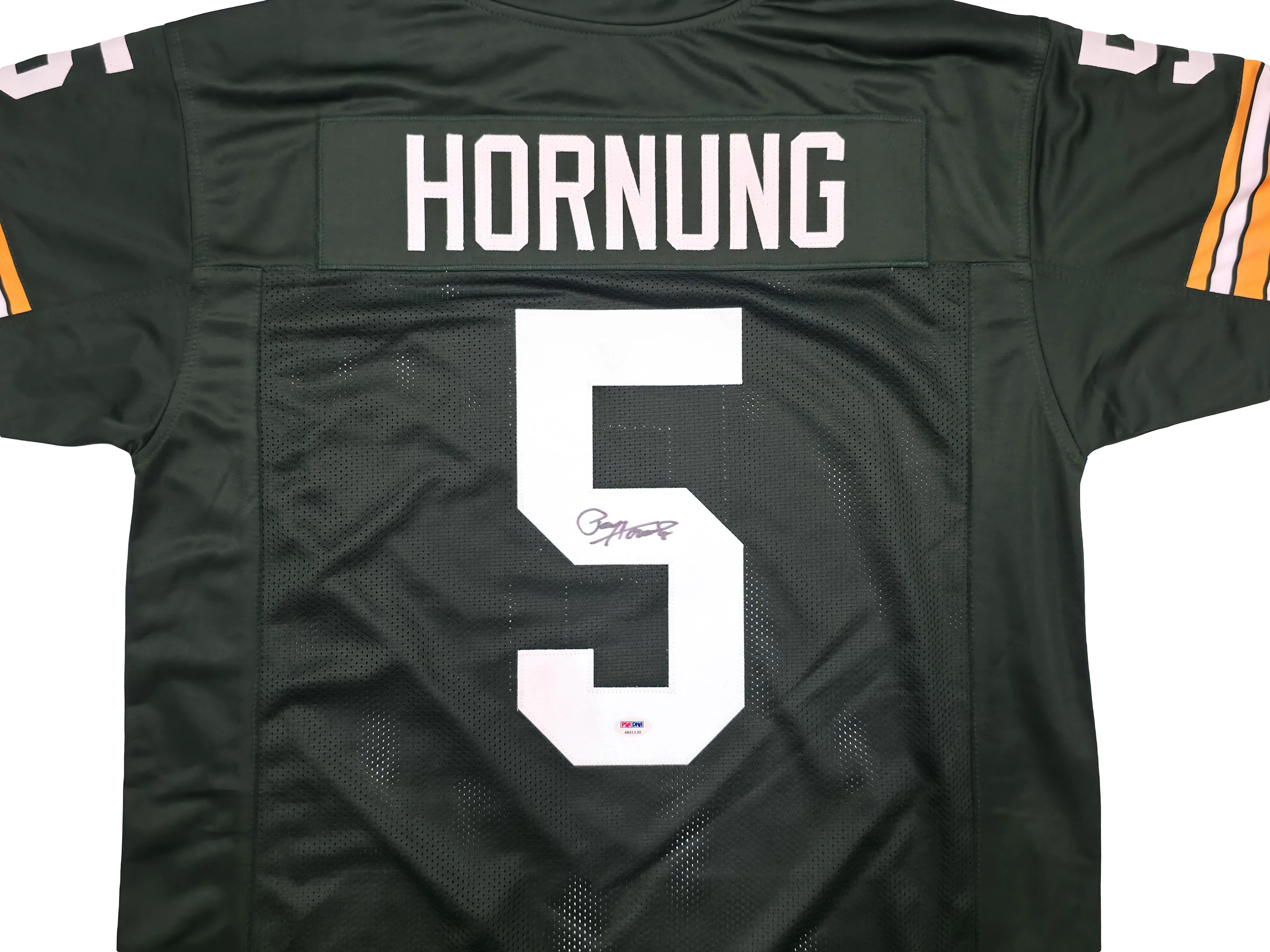 Green Bay Packers Paul Hornung Autographed Green Jersey PSA/DNA ITP Stock #253319 - Image 2