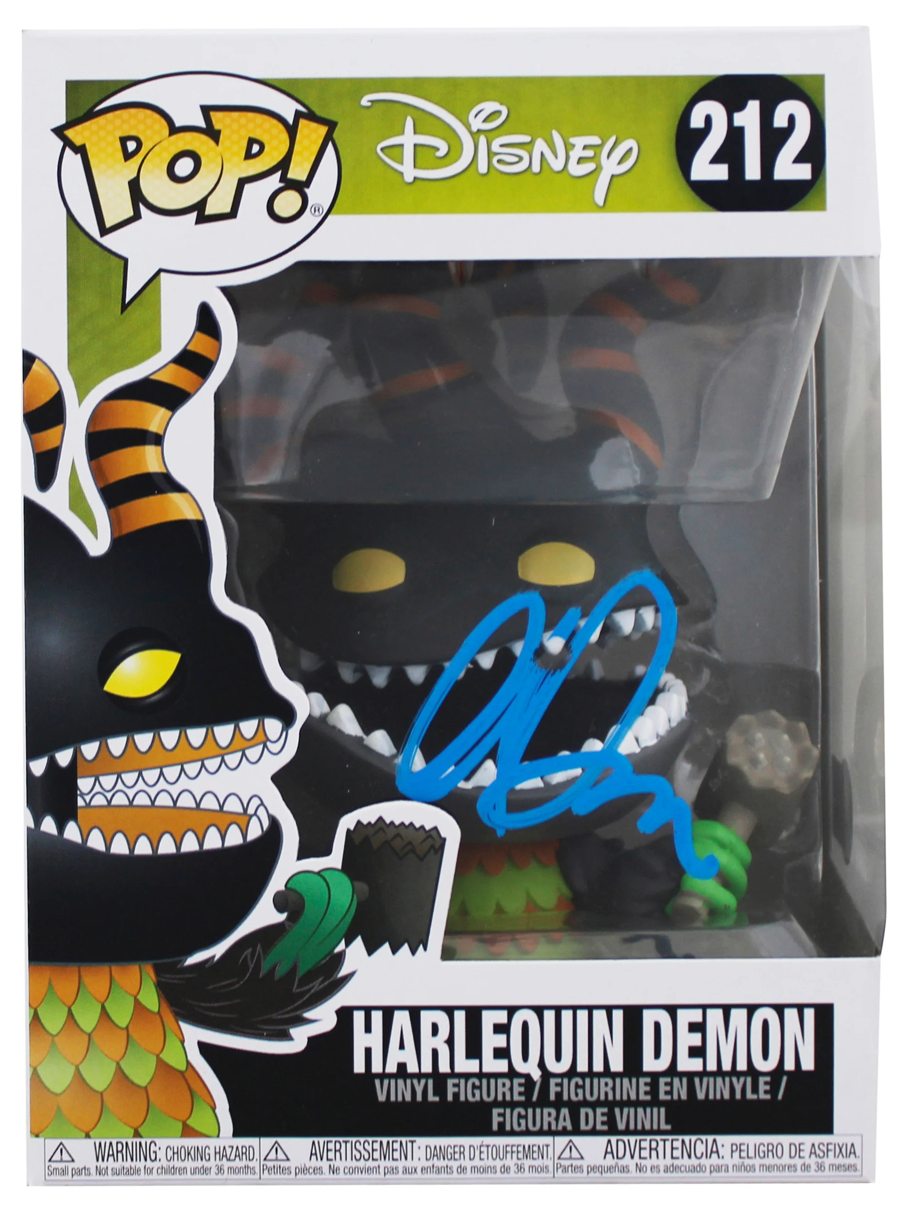 Greg Proops Signed Harlequin Demon #212 Funko Pop Vinyl Figure BAS #BU55126 - Image 2