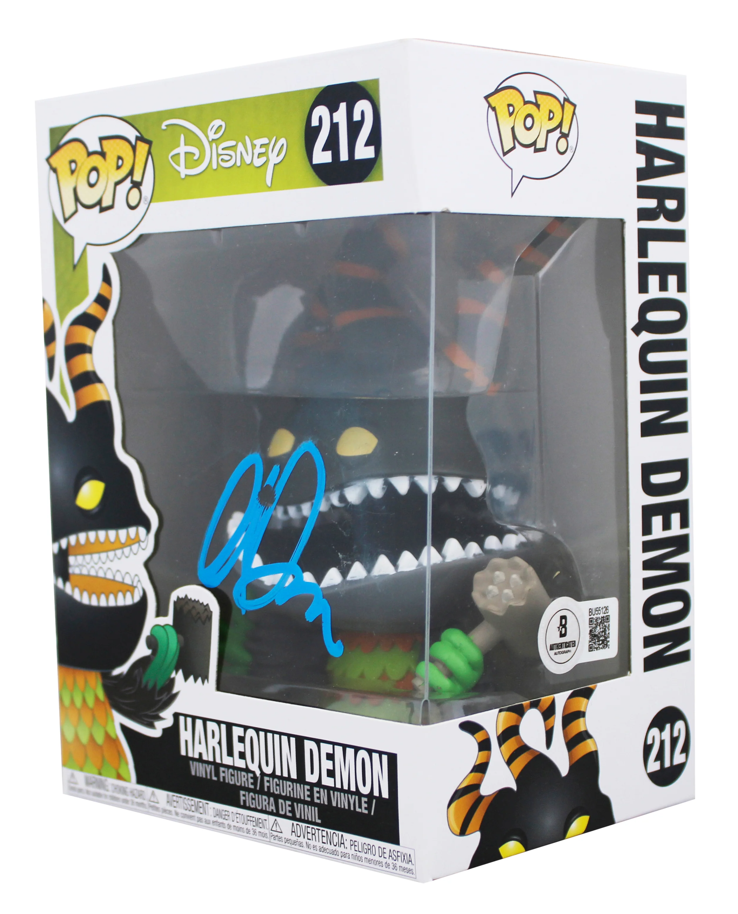 Greg Proops Signed Harlequin Demon #212 Funko Pop Vinyl Figure BAS #BU55126 - Image 3