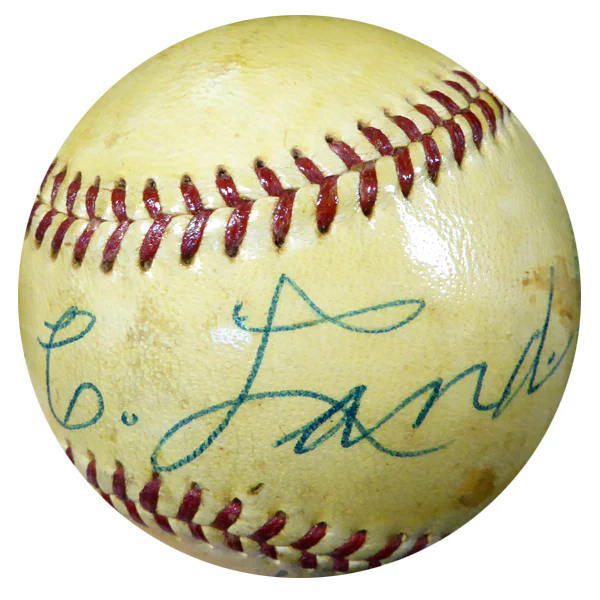 Grover Land Autographed Official AL Harridge Baseball "To My Friend Jim" Vintage Beckett BAS #B26658 - Image 2