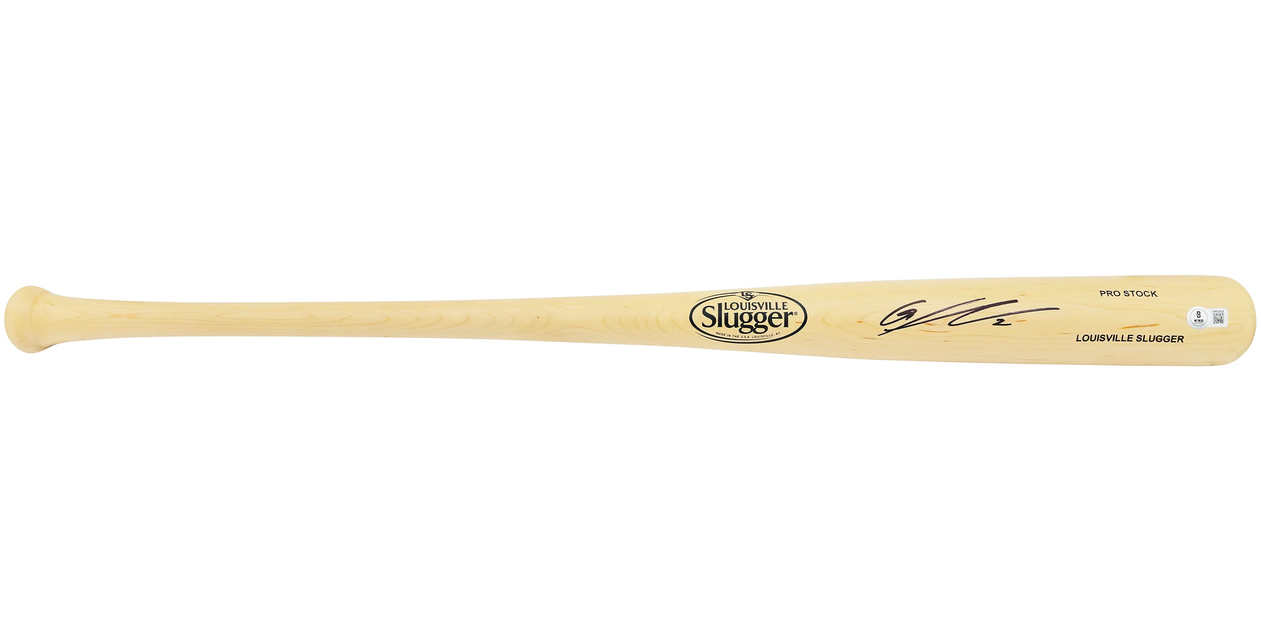 Gunnar Henderson Autographed Blonde Louisville Slugger Pro Stock Baseball Bat Baltimore Orioles Beckett BAS Witness Stock #230125 - Image 3
