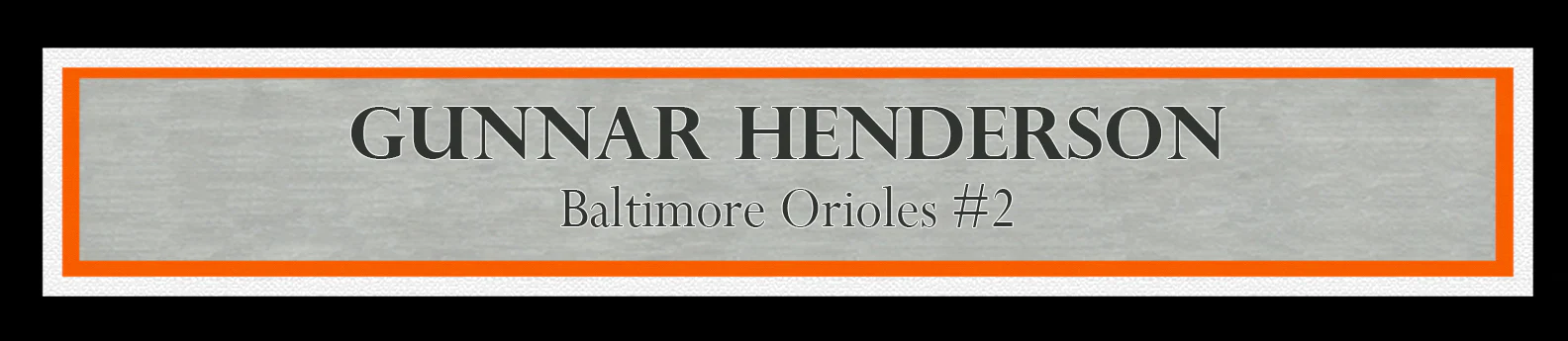 Gunnar Henderson Autographed Framed 16x20 Photo Baltimore Orioles Beckett BAS Witness Stock #241402 - Image 5