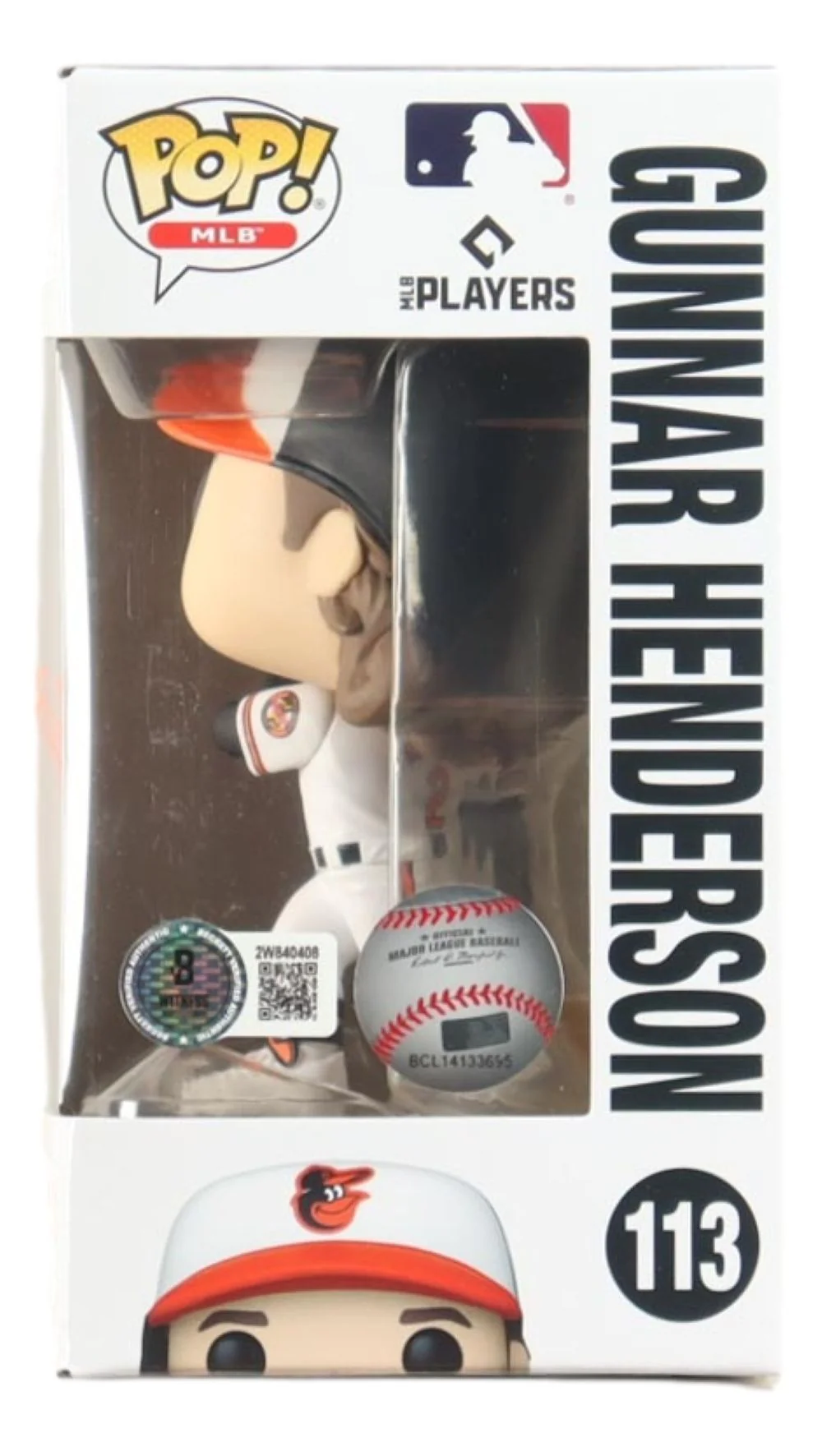 Gunnar Henderson Signed Baltimore Orioles Funko Pop #113 BAS - Image 3