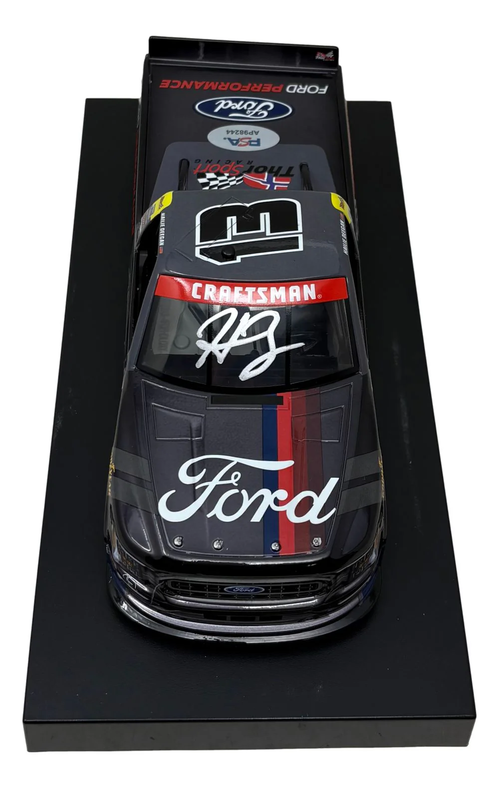 Hailie Deegan Signed 1:24 NASCAR Ford Performance Die-Cast Truck PSA/DNA - Image 2