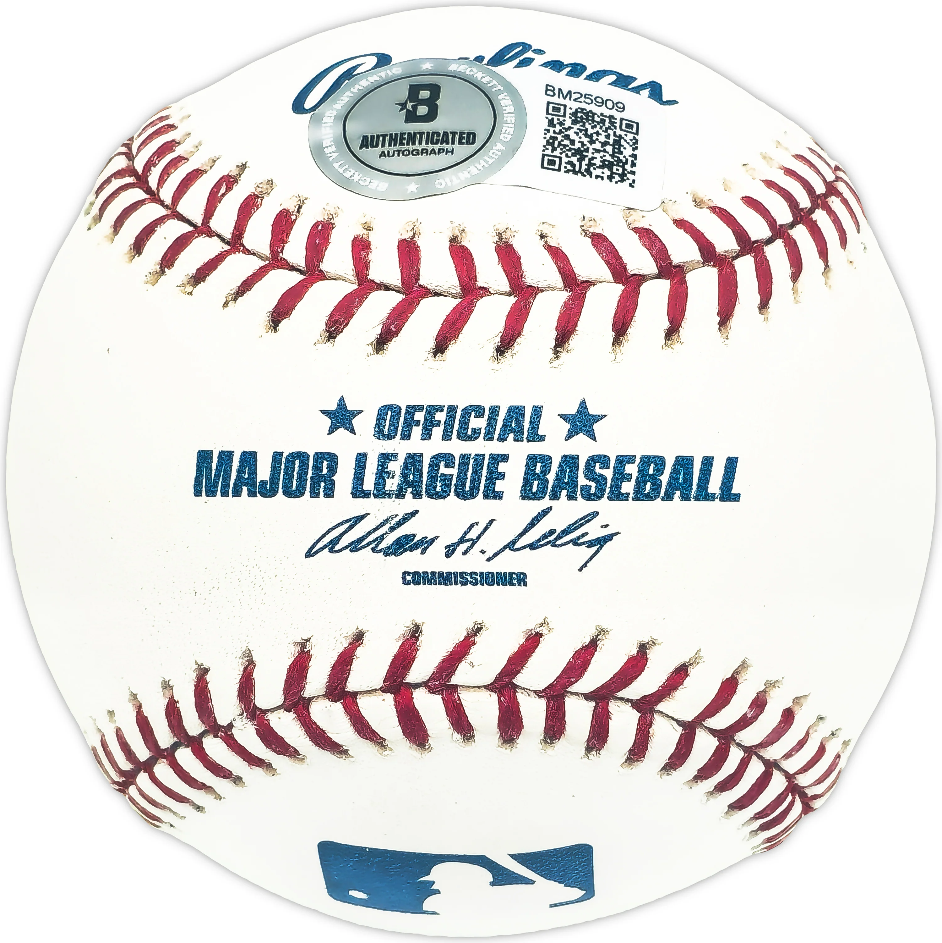 Hal Doc Daugherty Autographed Official MLB Baseball Detroit Tigers Beckett BAS QR #BM25909 - Image 2