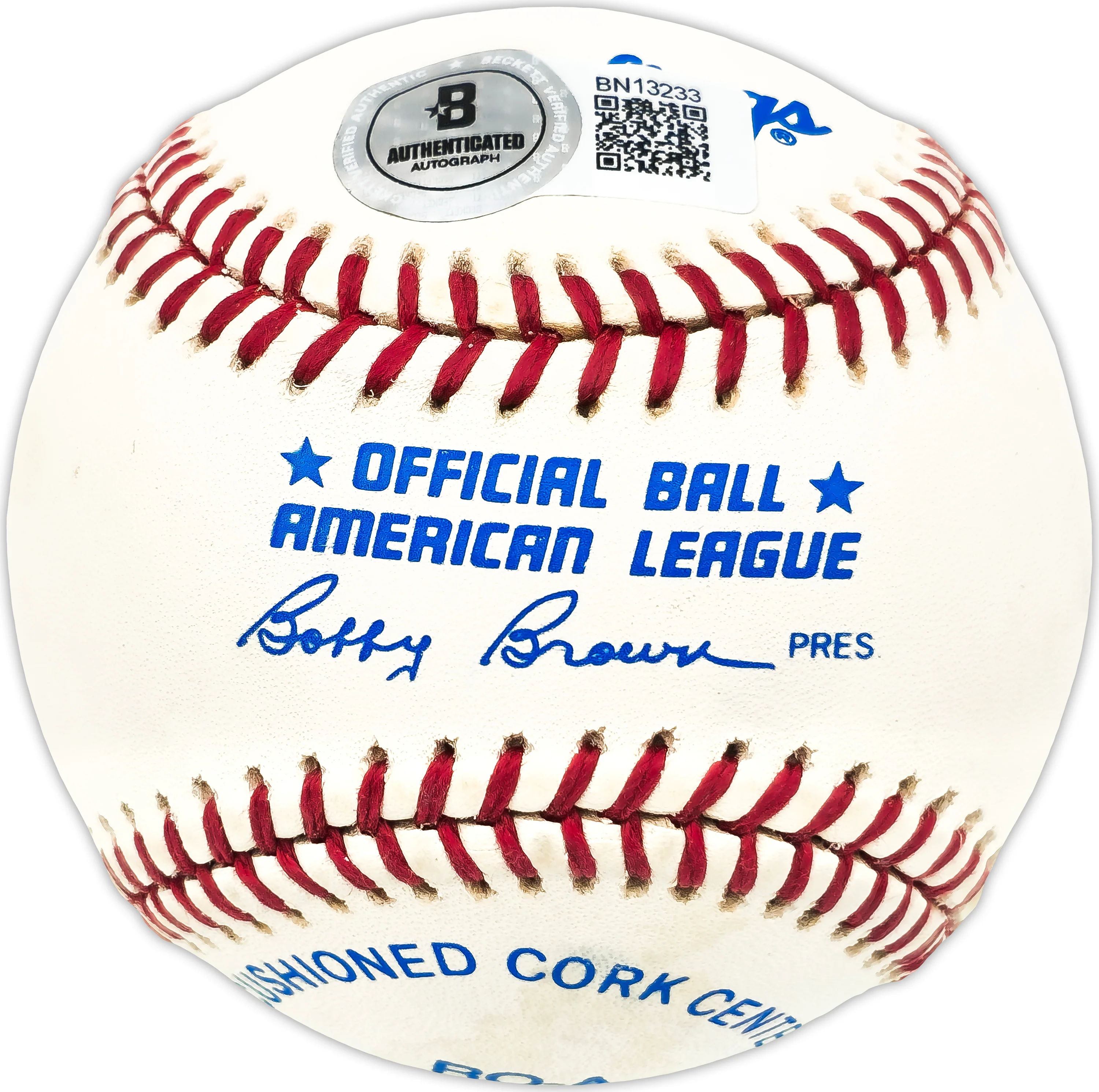 Hal Griggs Autographed Official AL Baseball Washington Senators Beckett BAS QR #BN13233 - Image 2