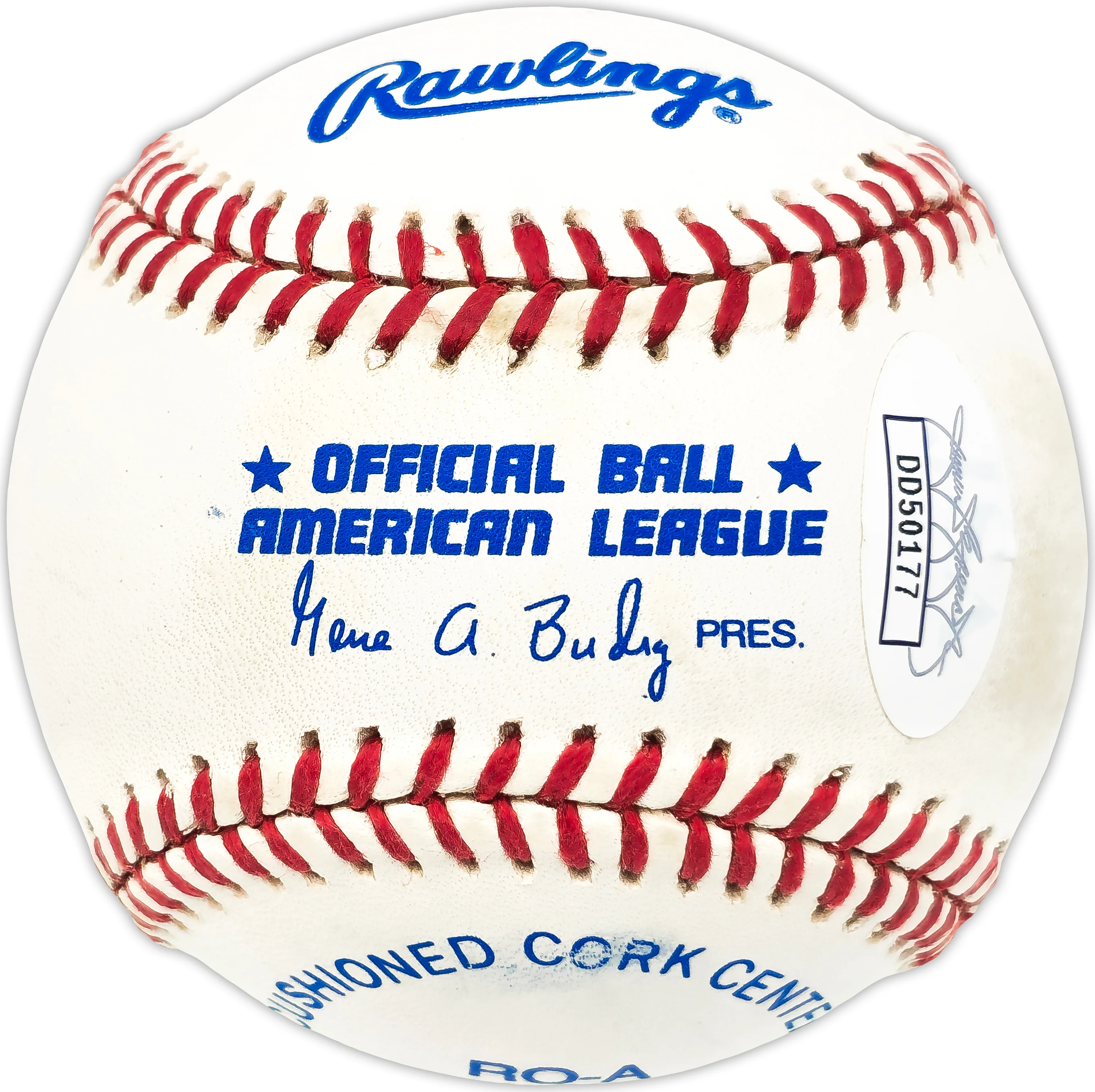 Hal Newhouser Autographed Official AL Baseball Detroit Tigers "HOF 92" JSA #DD50177 - Image 2