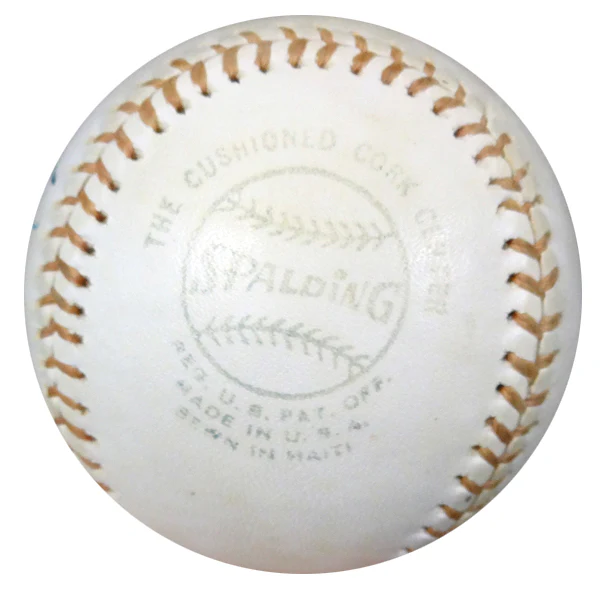 Hank Aaron Autographed Official AL Baseball Atlanta Braves "Best Wishes" Vintage Playing Days Signature PSA/DNA #W05582 - Image 3
