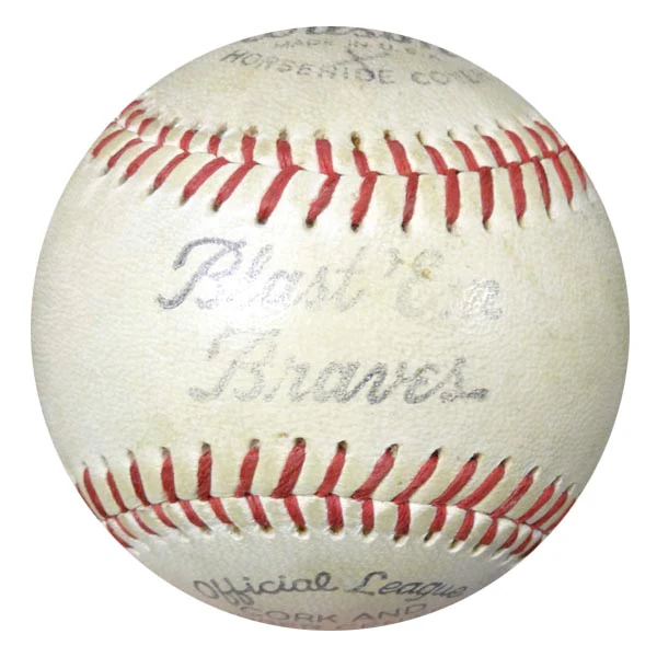 Hank Aaron Autographed Baseball Atlanta Braves "5/9/69" Vintage Signature PSA/DNA #W05049 - Image 4